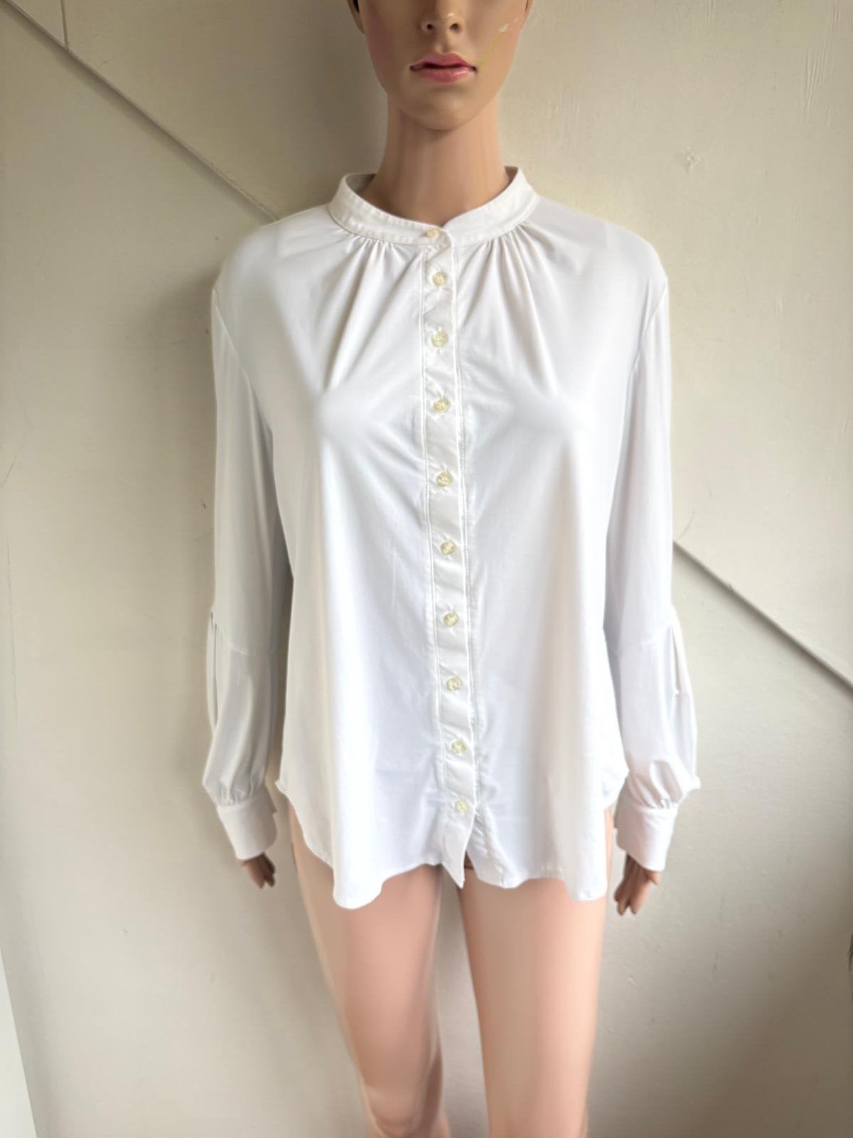 Studio Anneloes travelstof blouse maat L offwhite zola, Ophalen of Verzenden, Zo goed als nieuw, Maat 42/44 (L), Wit
