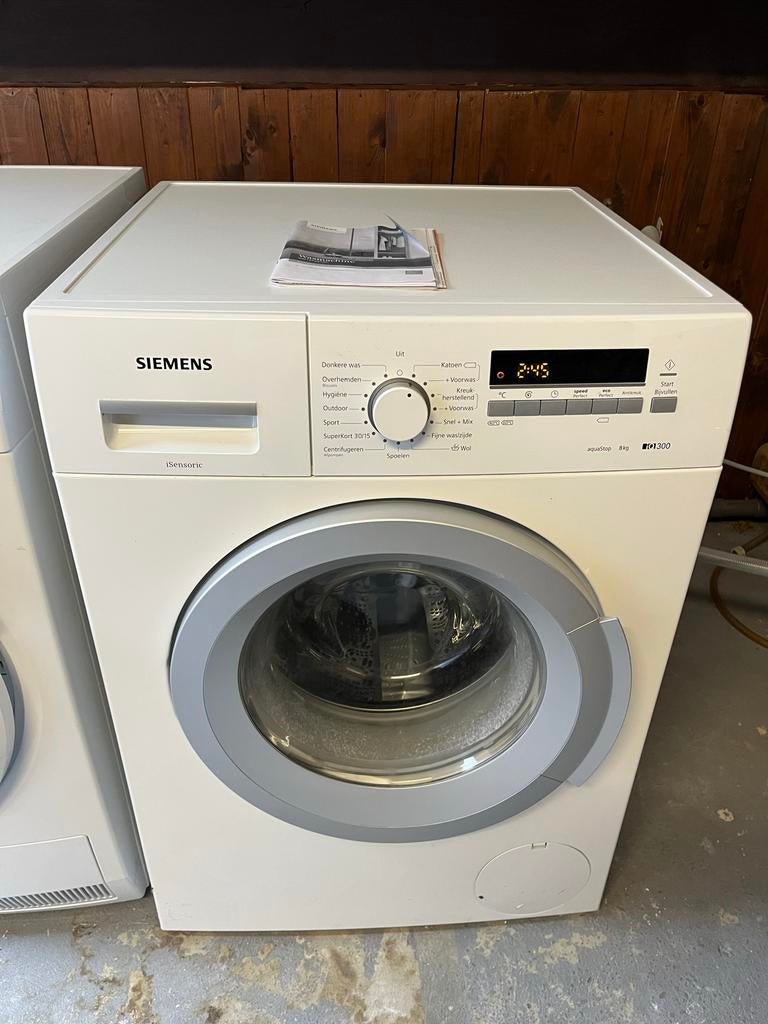 Siemens WM14K26NL Wasmachine - 8kg, 1400 toeren, Ophalen, 1200 tot 1600 toeren, Gebruikt, 8 tot 10 kg