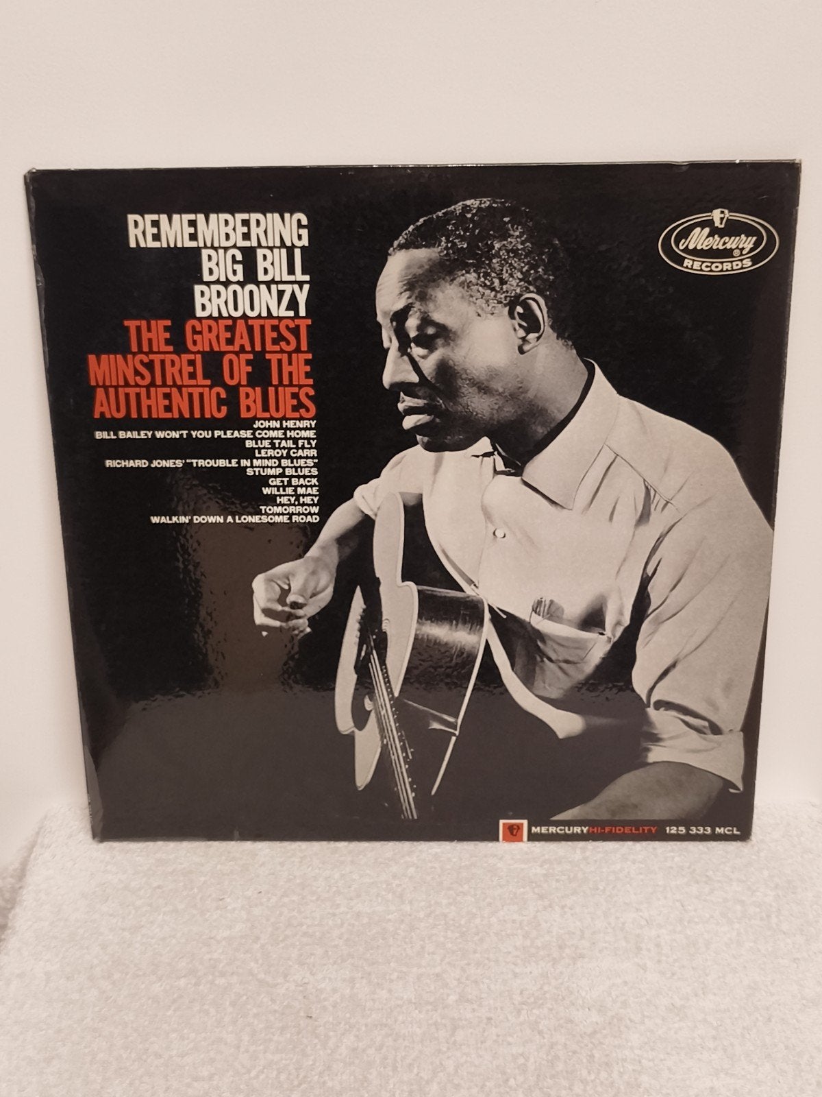 LP Big Bill Broonzy - Remembering Big Bill Broonzy, Cd's en Dvd's, LP, Gebruikt, Ophalen of Verzenden, 12 inch