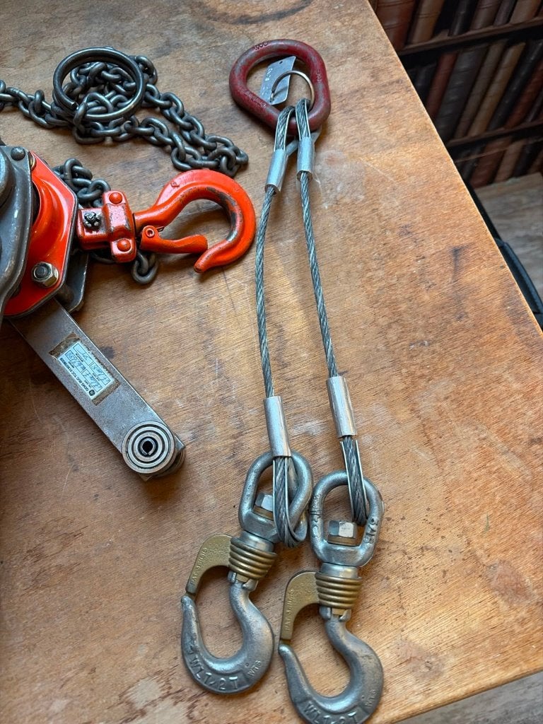 Elephant Bull Lever rateltakel met complete hijsset, Ophalen of Verzenden, Gebruikt