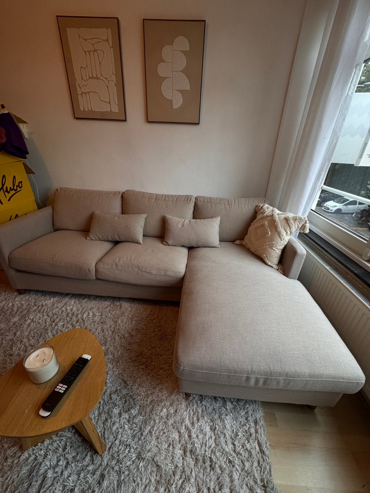 Foto 3 van MdM Julian 5-zits slaapbank beige – chaise longue rechts