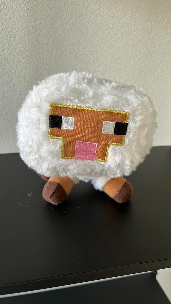 Minecraft knuffel schaap, Ophalen of Verzenden, Zo goed als nieuw, Overige typen