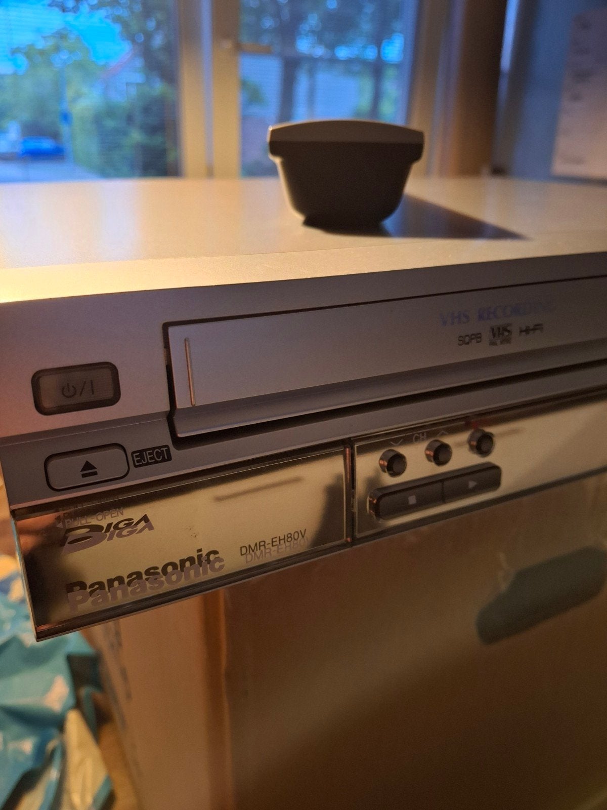 Panasonic VHS/HDD/DVD combi recorder, Ophalen of Verzenden, Gebruikt, VHS-speler of -recorder