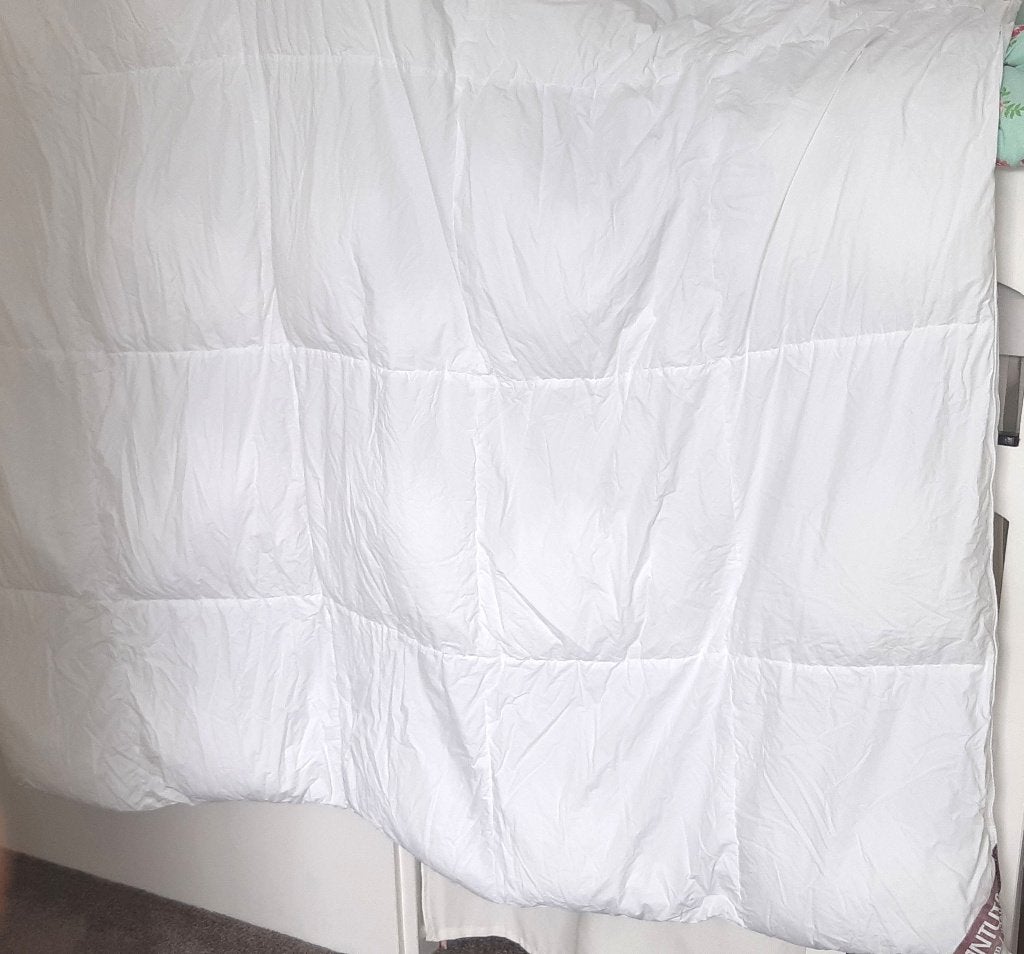 IKEA SÖMNTUTA DEKBED  240x220 cm, Huis en Inrichting, Slaapkamer | Beddengoed, Lits-jumeaux, Wit, Katoen, Ophalen of Verzenden