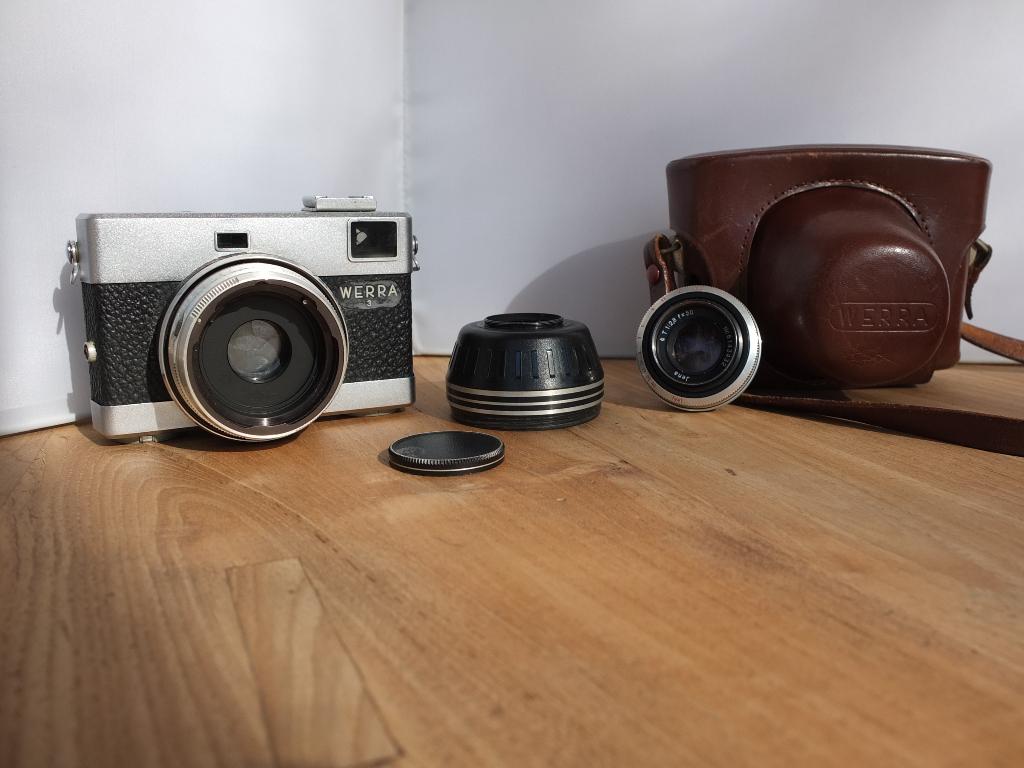 ✅ Meetzoeker Werra 3 Carl Zeiss Jena & 50mm Tessar & Tas, Audio, Tv en Foto, Fotocamera's Analoog, Ophalen, Zo goed als nieuw