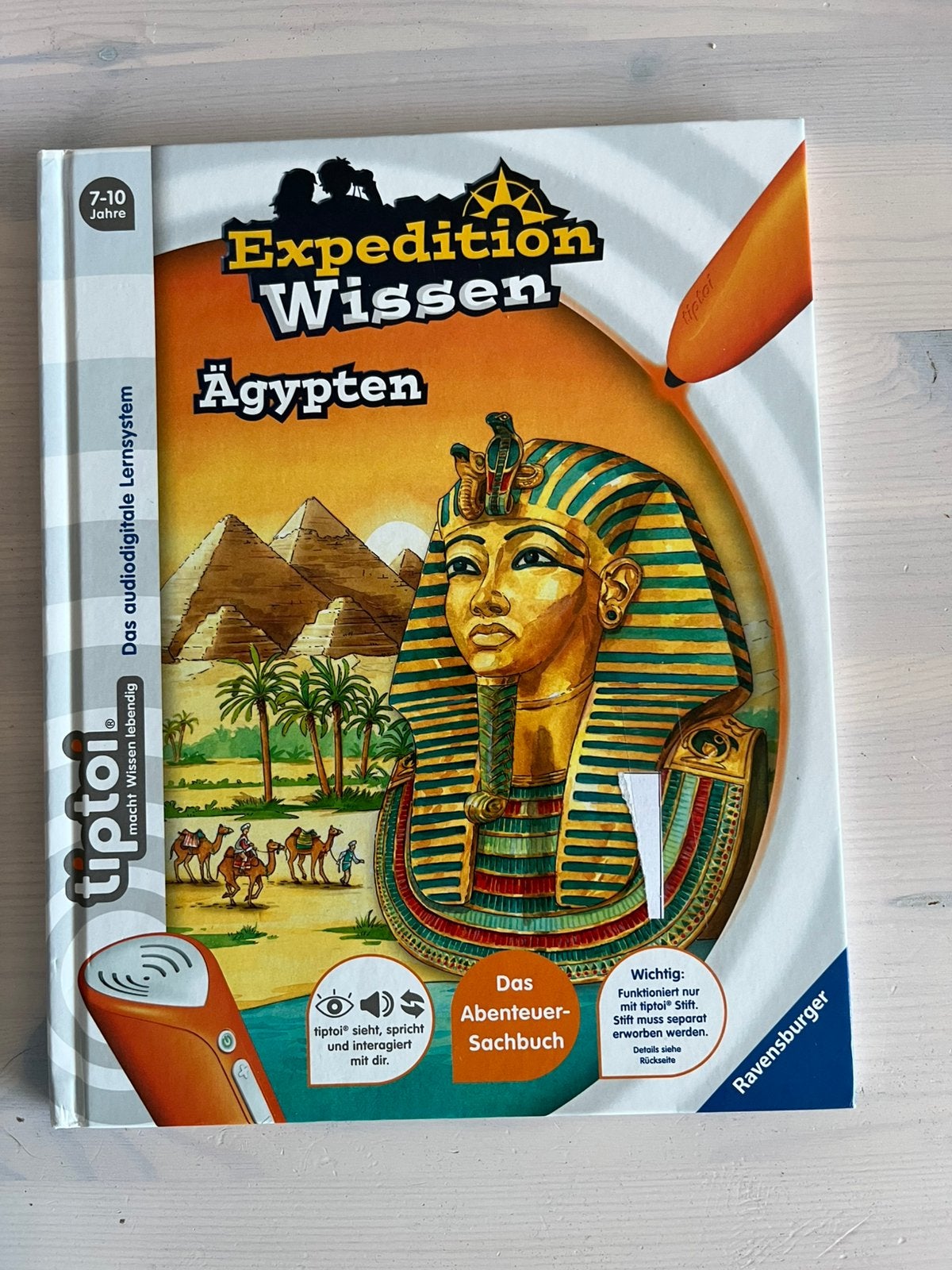 Tiptoi boek expeditie en weten egypte, Ophalen of Verzenden, Zo goed als nieuw