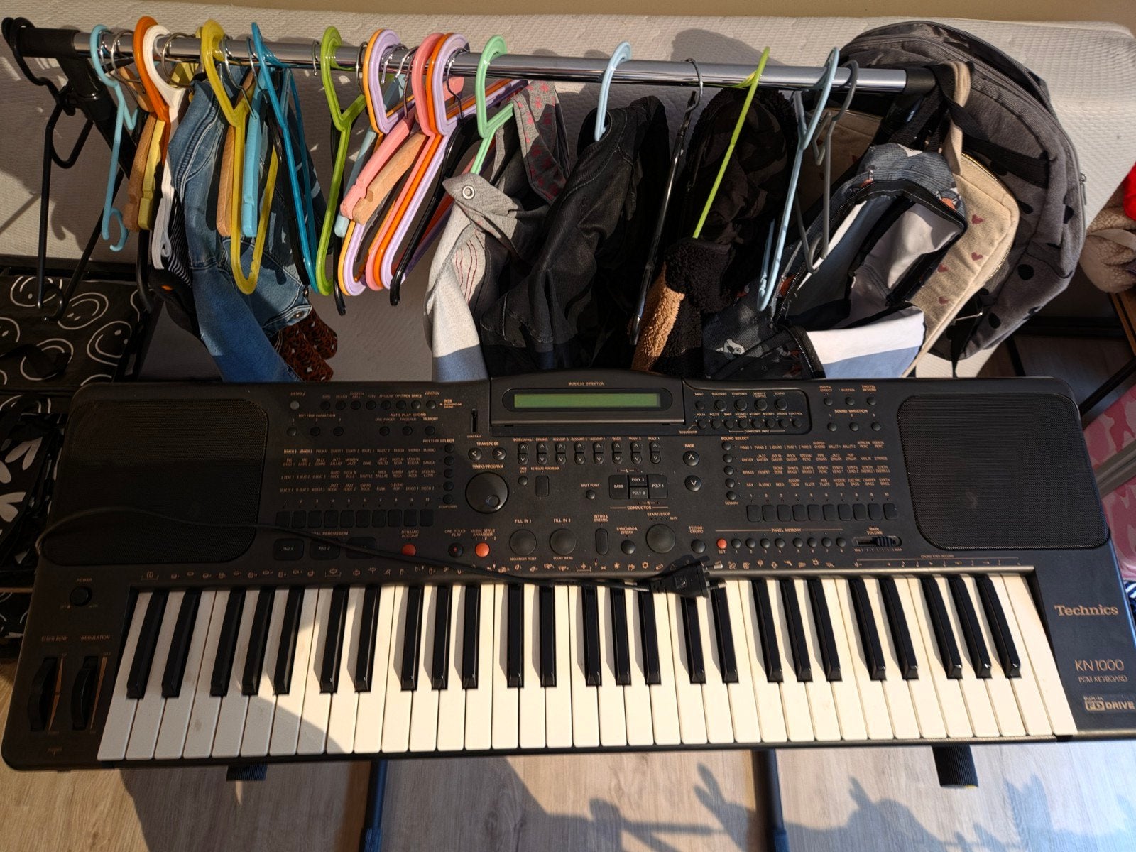 Technics KN1000 PCM Keyboard met standaard, Ophalen, Gebruikt, Technics, Met standaard
