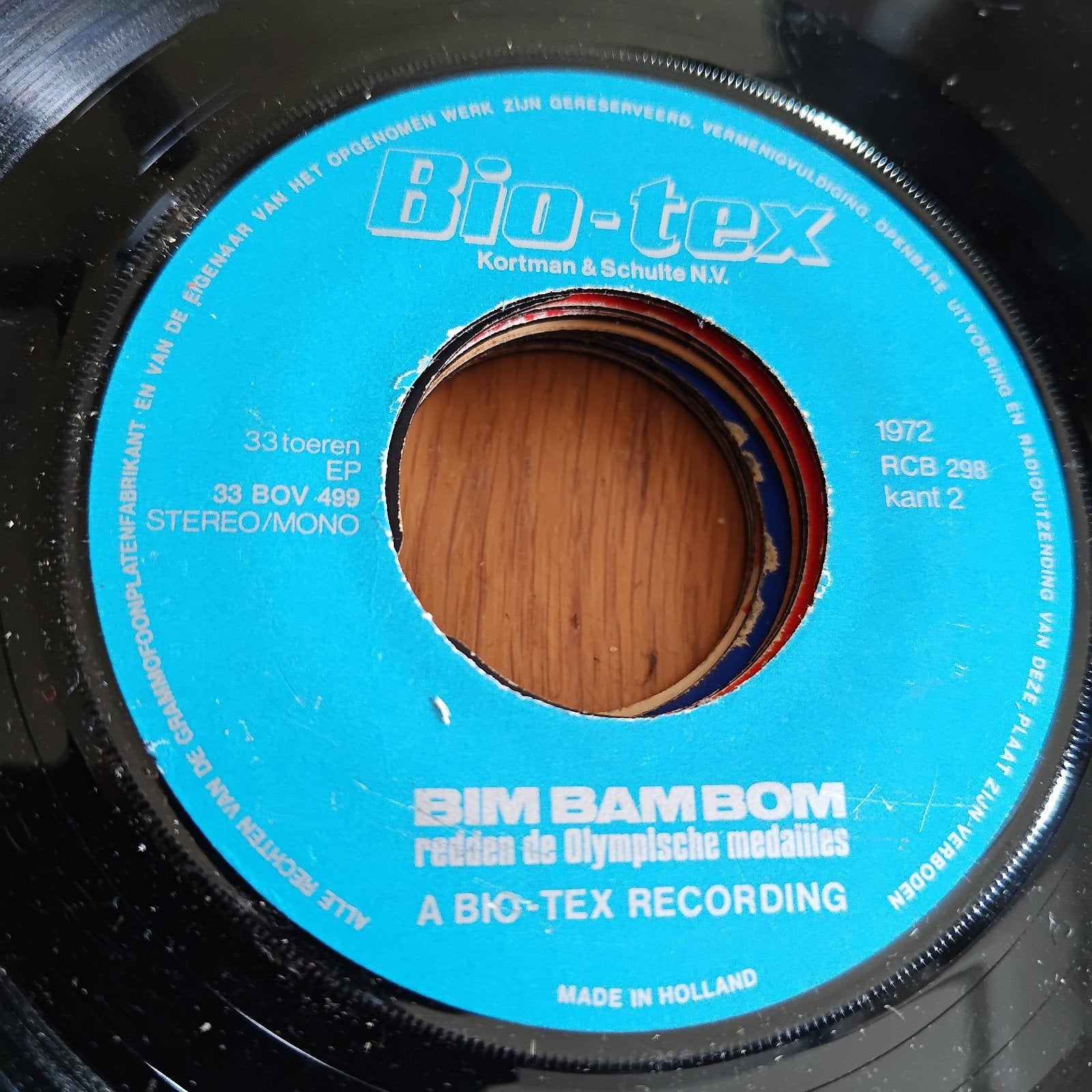 Bim Bam Bom - Redden de Olympische medailles (EP, 1972), Cd's en Dvd's, Vinyl Singles, Gebruikt, Originele persing, Ophalen of Verzenden