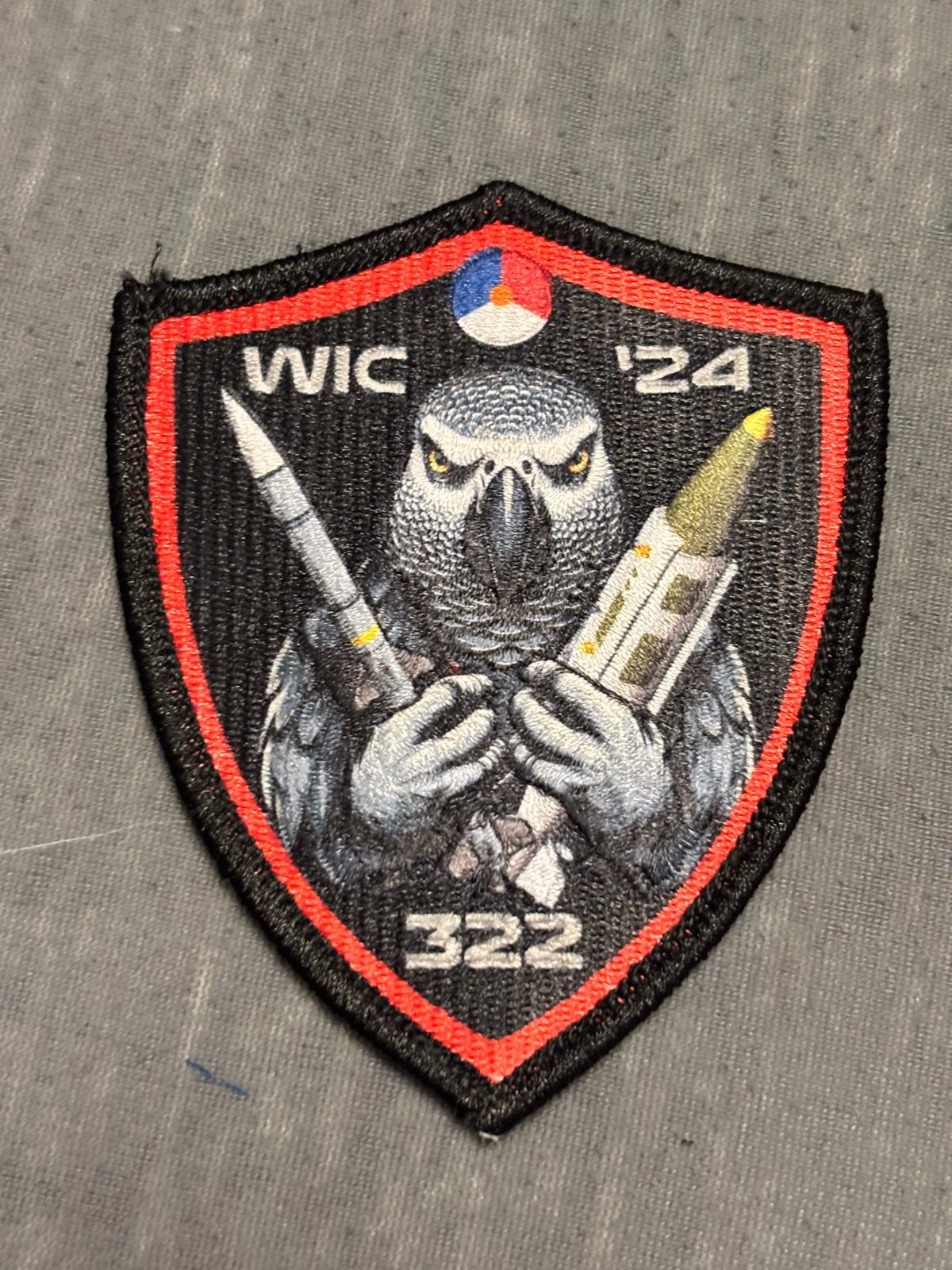 Embleem 322 SQN WIC 24, Verzenden, Luchtmacht, Nederland, Embleem of Badge