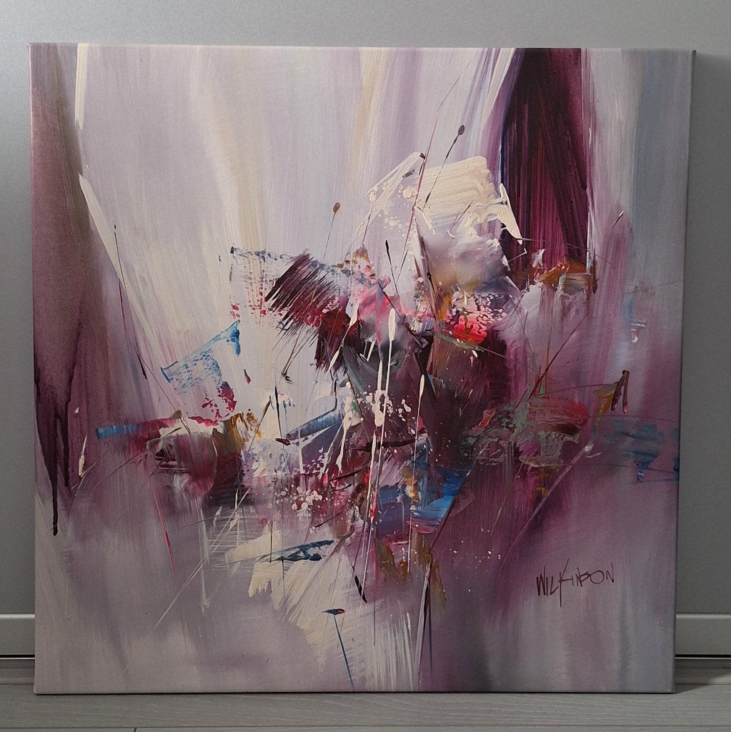 Heel gaaf origineel Wilkinson schilderij 65x65 cm, Antiek en Kunst, Kunst | Schilderijen | Abstract, Ophalen of Verzenden