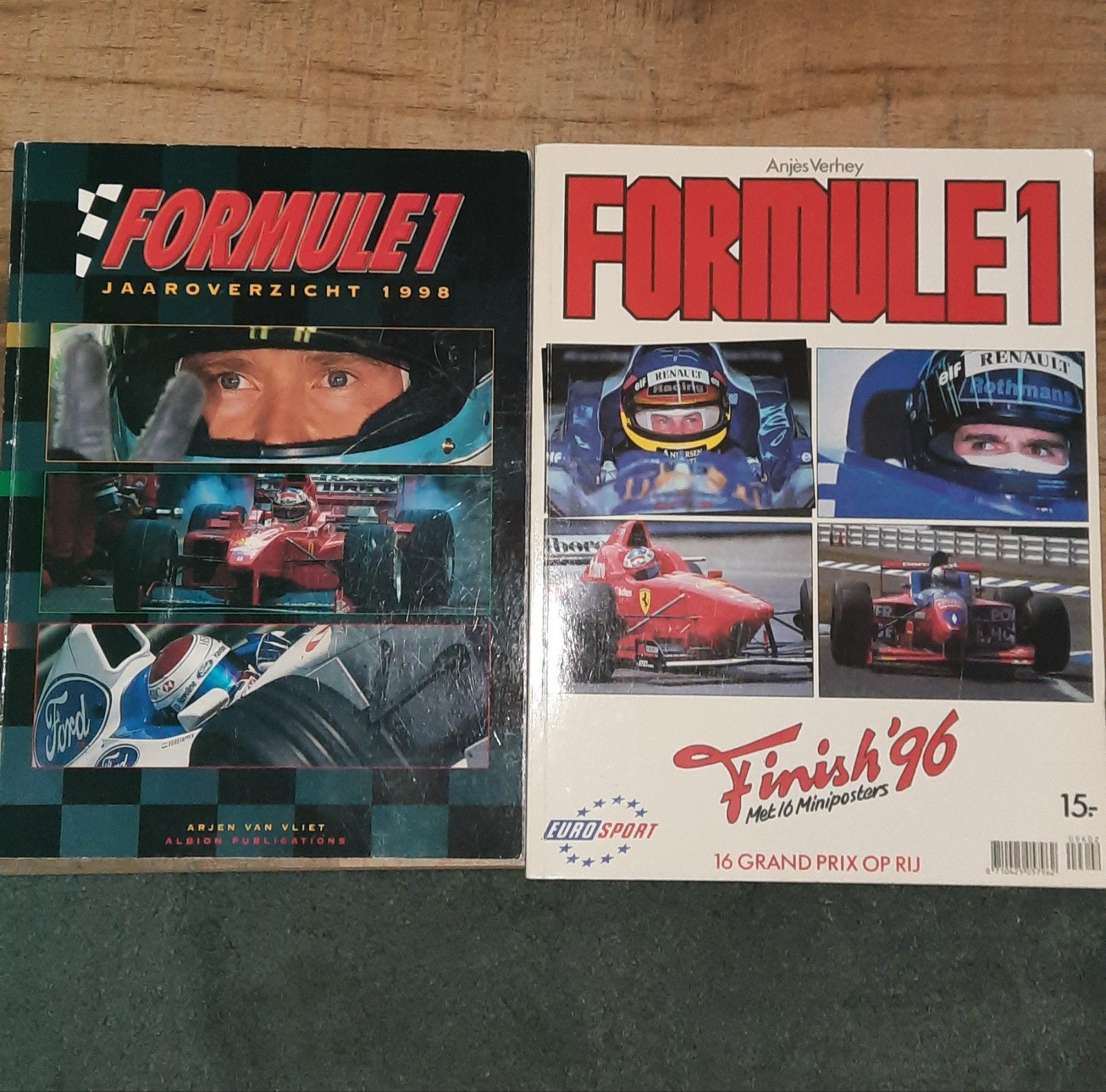 Formule 1 Jaaroverzicht 1998 & Finish '96 Boeken, Ophalen of Verzenden