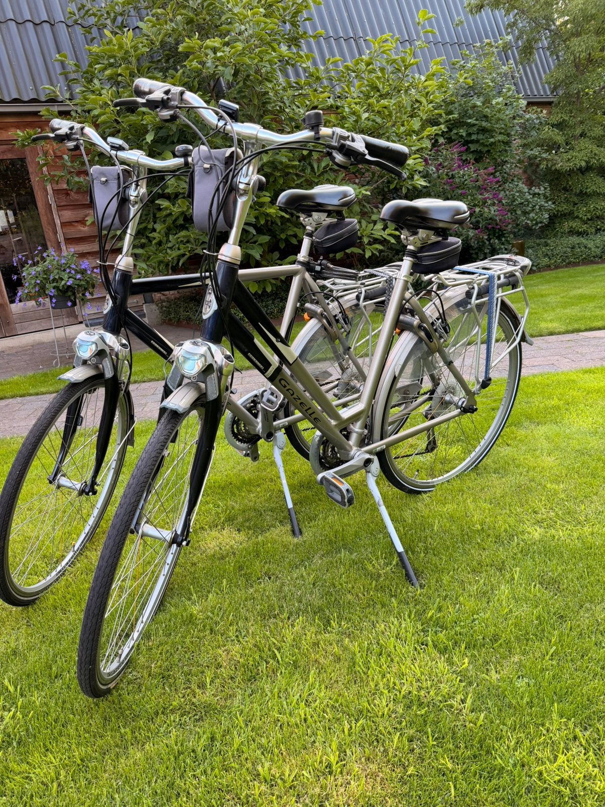 2x Gazelle Fuente Goldline set 53cm en 61cm Deore LX, Ophalen, 53 tot 56 cm, Zo goed als nieuw, Meer dan 20 versnellingen
