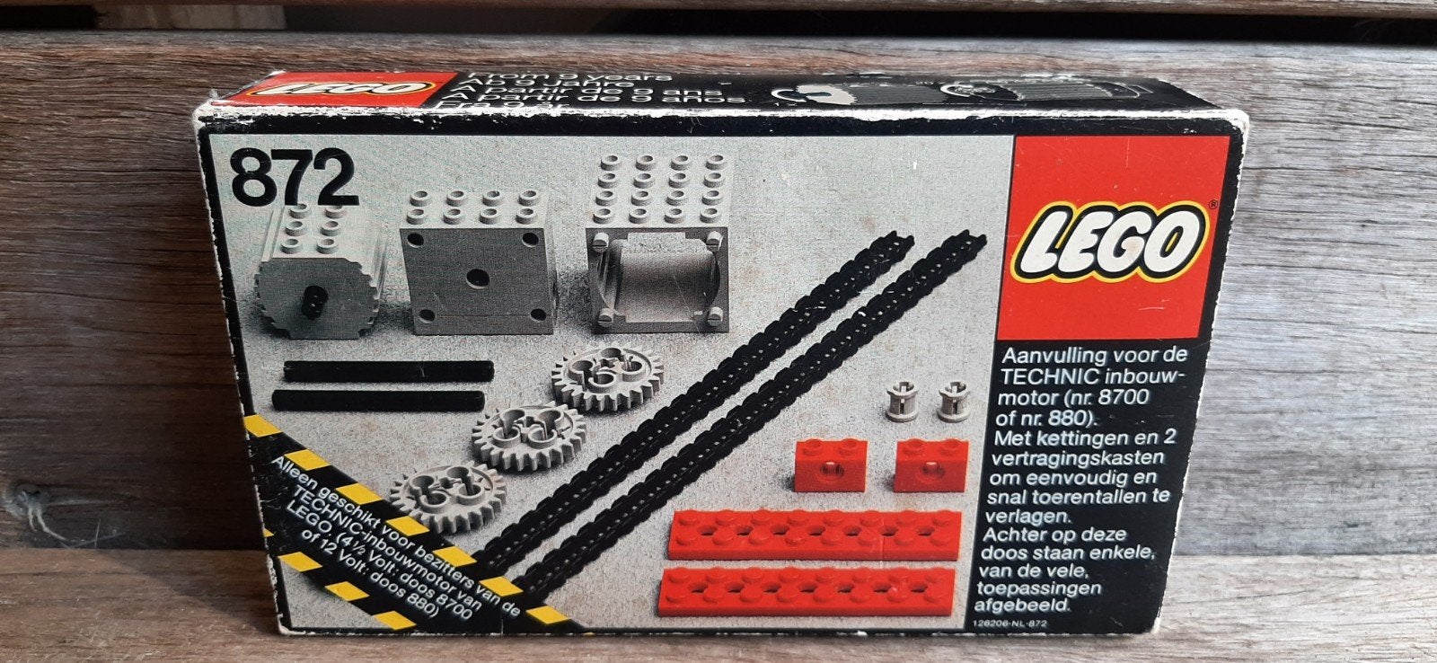 Lego Technic gear blocks set 872
1978, Lego, Nieuw, Ophalen of Verzenden, Compleet