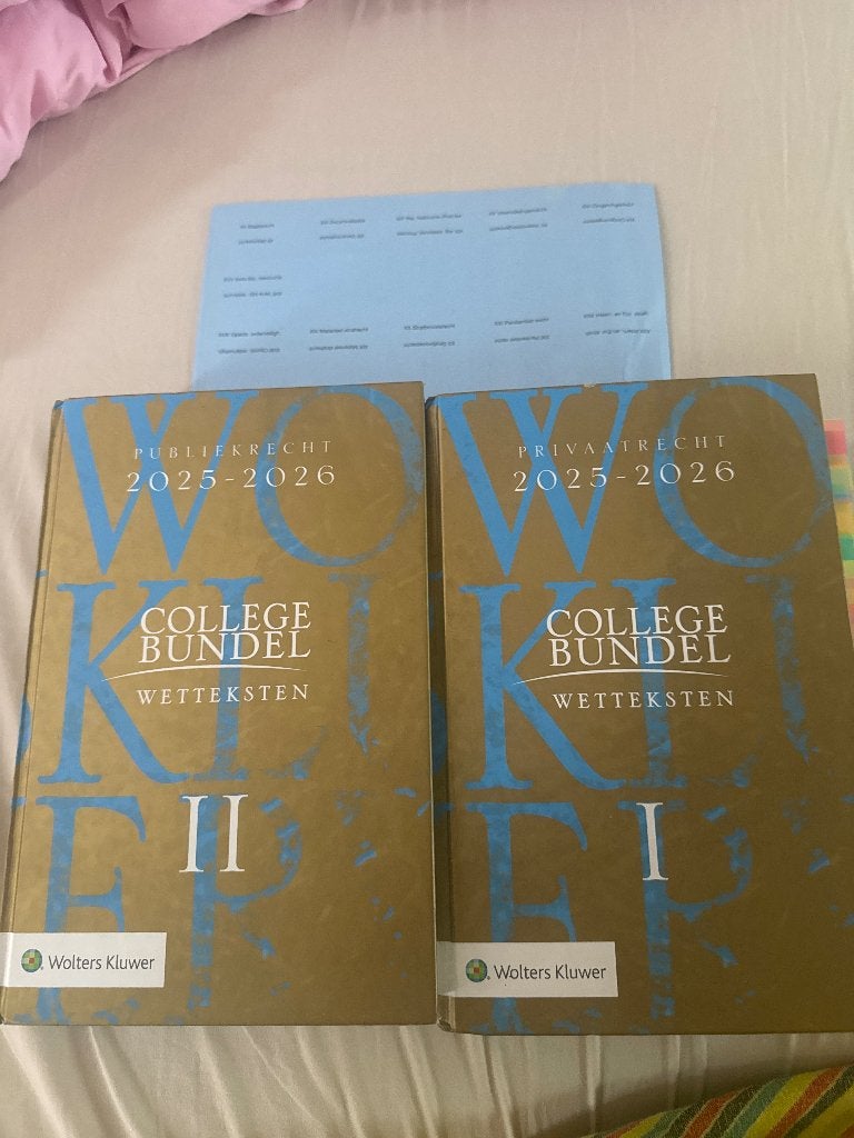 College Bundel 2025-2026, Ophalen, HBO, Zo goed als nieuw, Wolters Kluwer