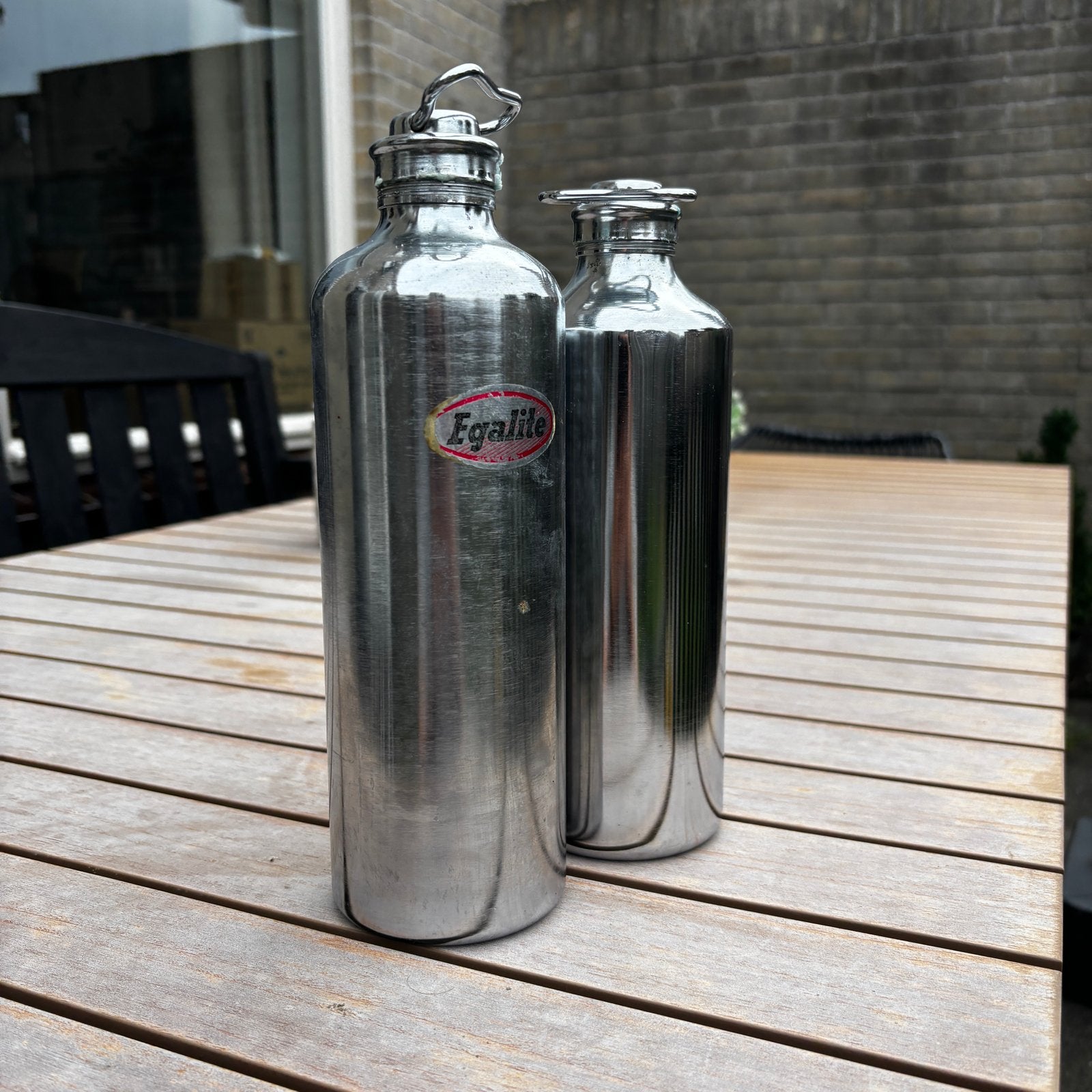 Set van 2 aluminium bedkruiken, Ophalen, Gebruikt