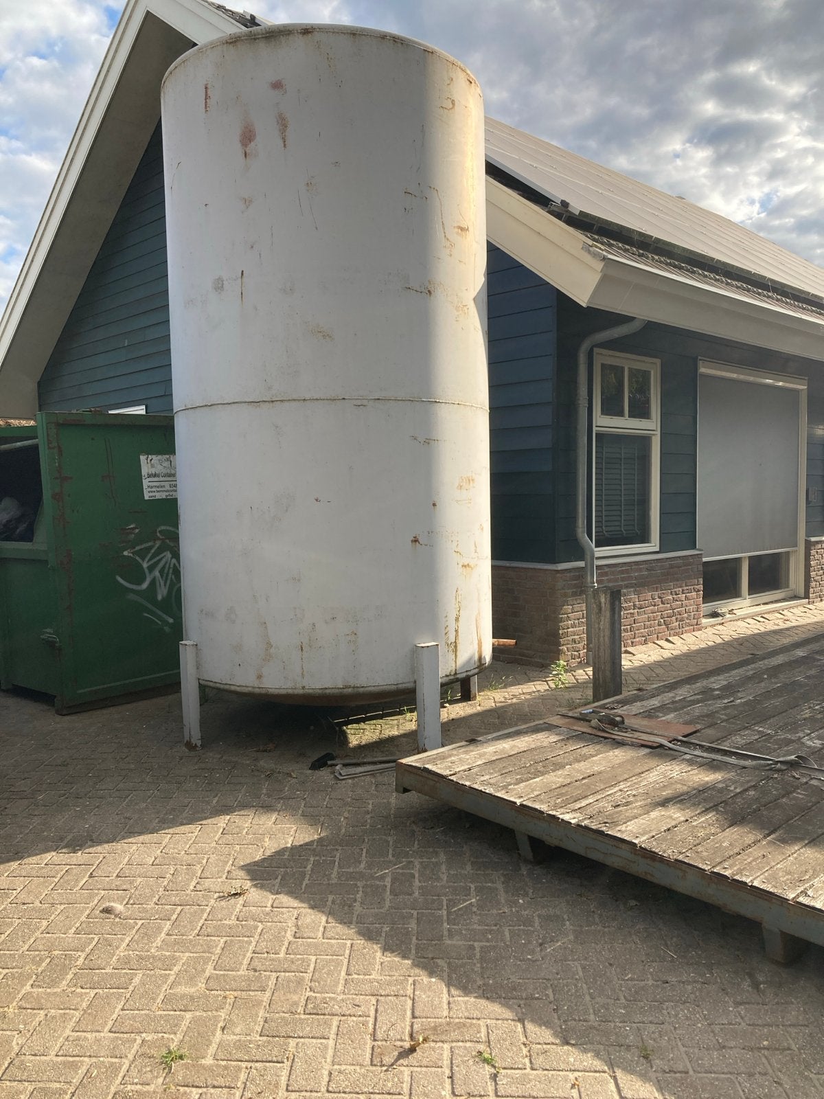 Groot Buffervat / Opslagtank/drukvat, Ophalen, Gebruikt