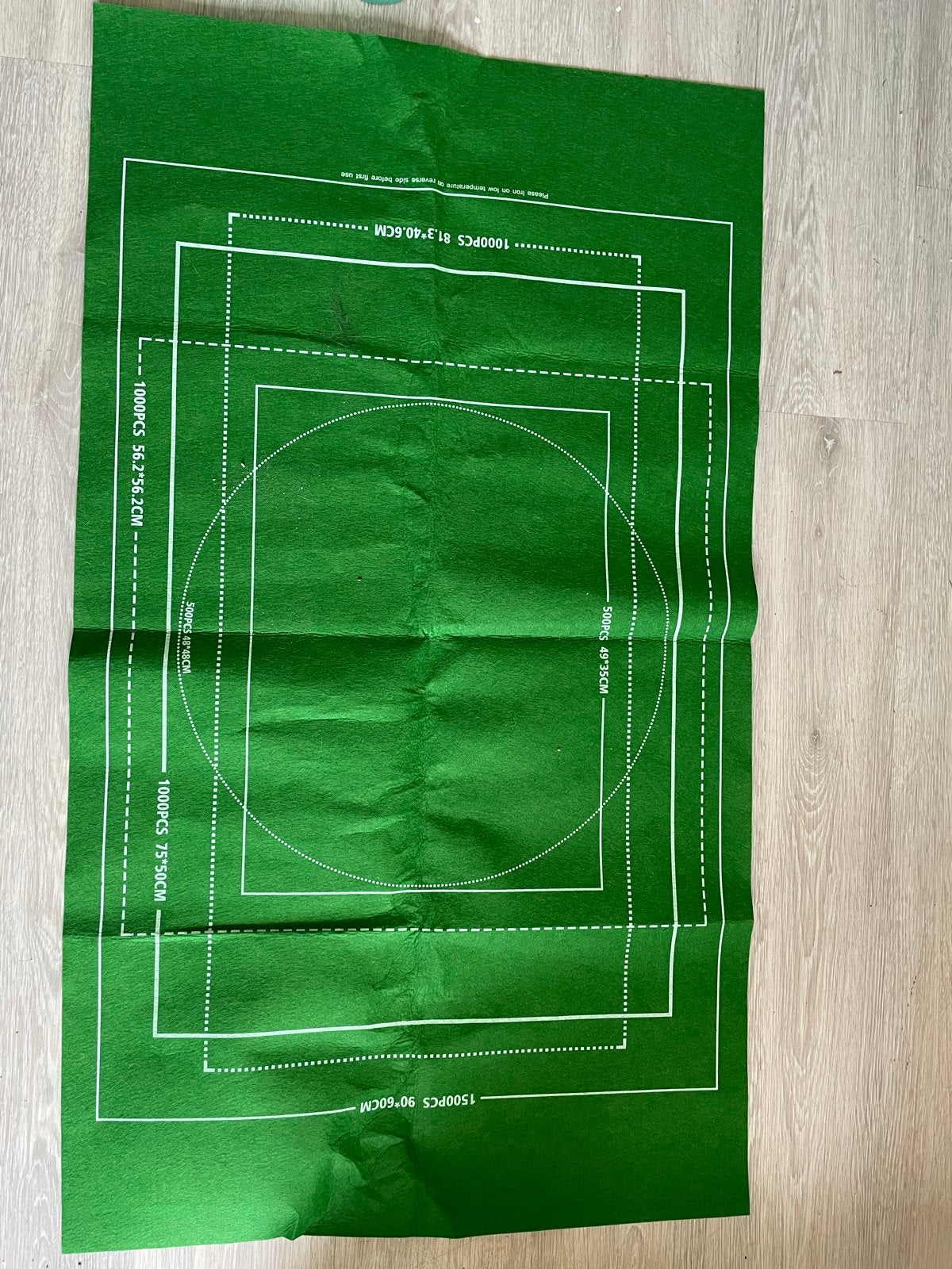 Puzzelmat voor 500, 1000, 1500 stukjes - Groen, Ophalen of Verzenden, Zo goed als nieuw