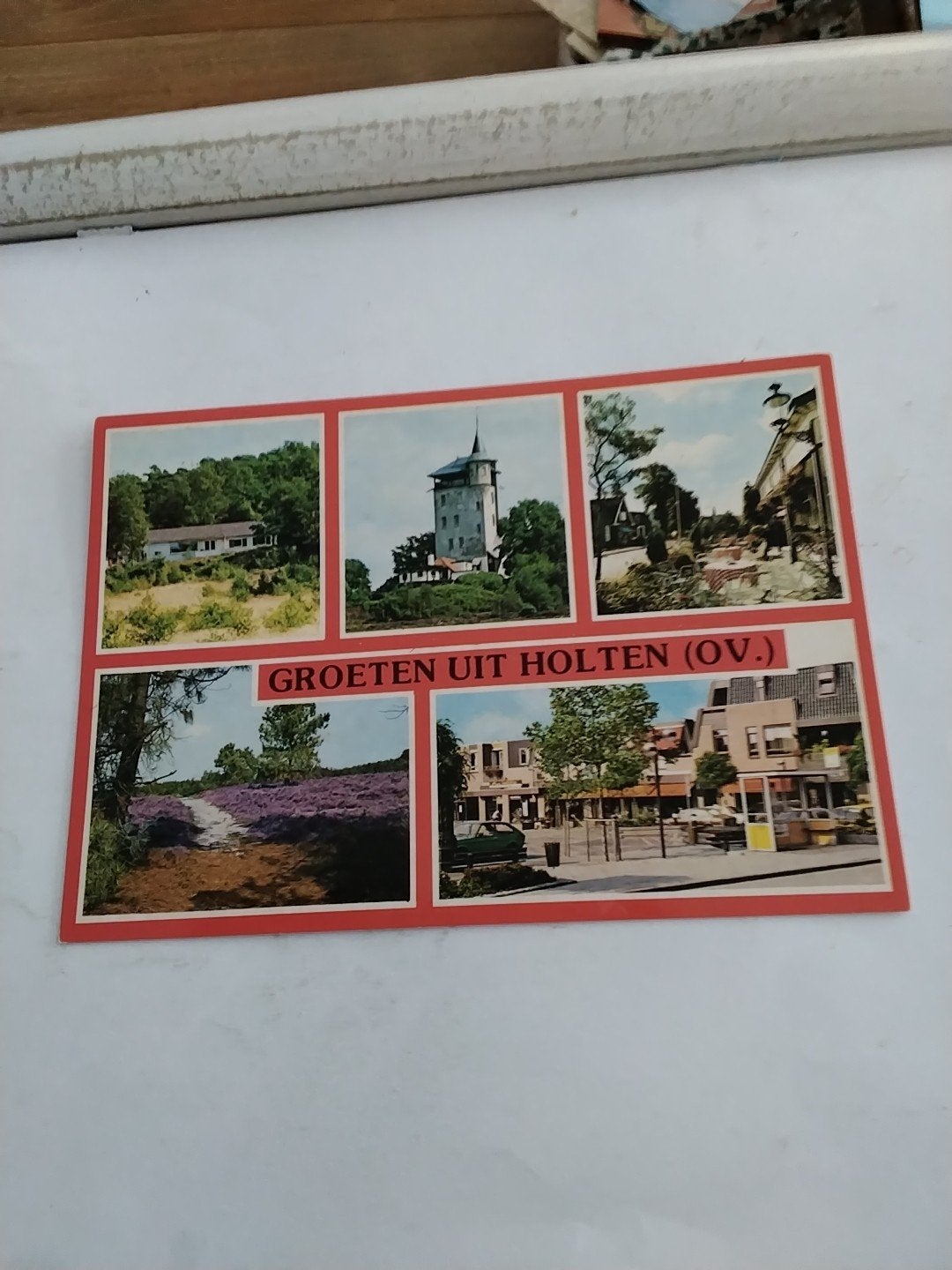 Oude ansichtkaart Groeten uit Holten (OV), Verzamelen, Ophalen of Verzenden, 1960 tot 1980, Gelopen, Overijssel