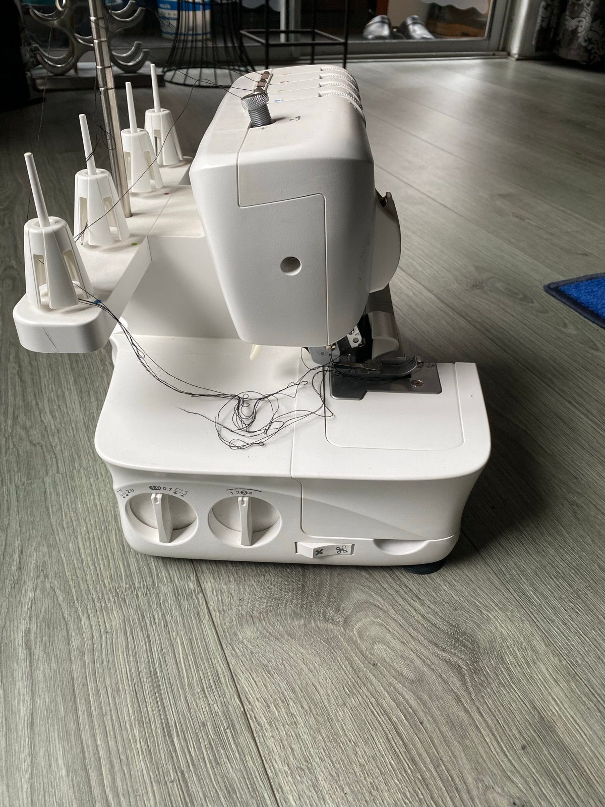 Singer 514-78 Lockmachine - Zo goed als nieuw, Ophalen, Zo goed als nieuw, Lockmachine, Singer