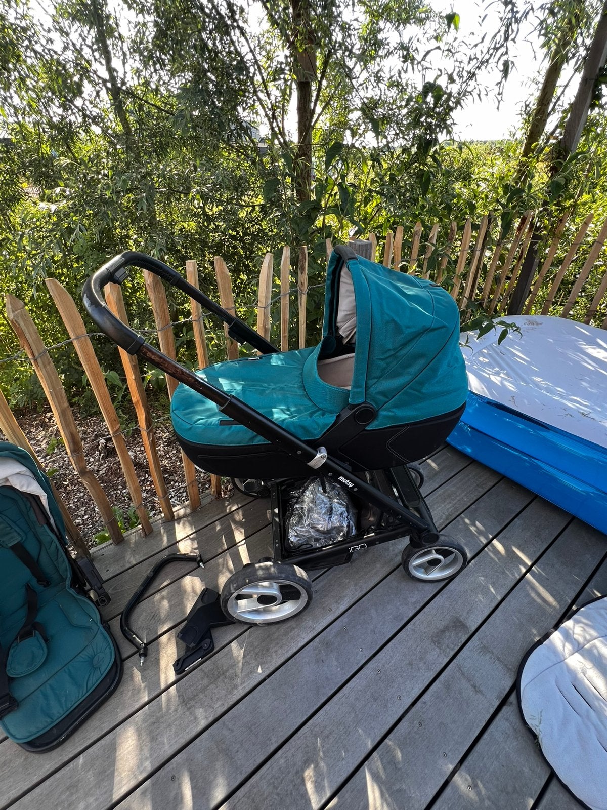 Kinderwagen mutsy igo - incl reiswieg, Kinderen en Baby's, Kinderwagens en Combinaties, Ophalen, Zo goed als nieuw, Mutsy