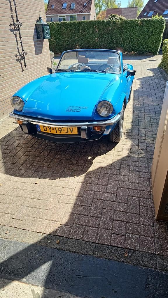 Triumph Spitfire 1.5 TC 1979 Blauw, Auto's, 1493 cc, 4 cilinders, Cabriolet, Blauw