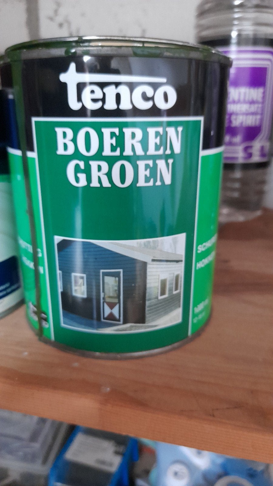 Verf en Terpentine: Tenco Boeren Groen, Flexa Crème Wit, Doe-het-zelf en Verbouw, Schildersmaterialen, Ophalen, Nieuw, Overige typen