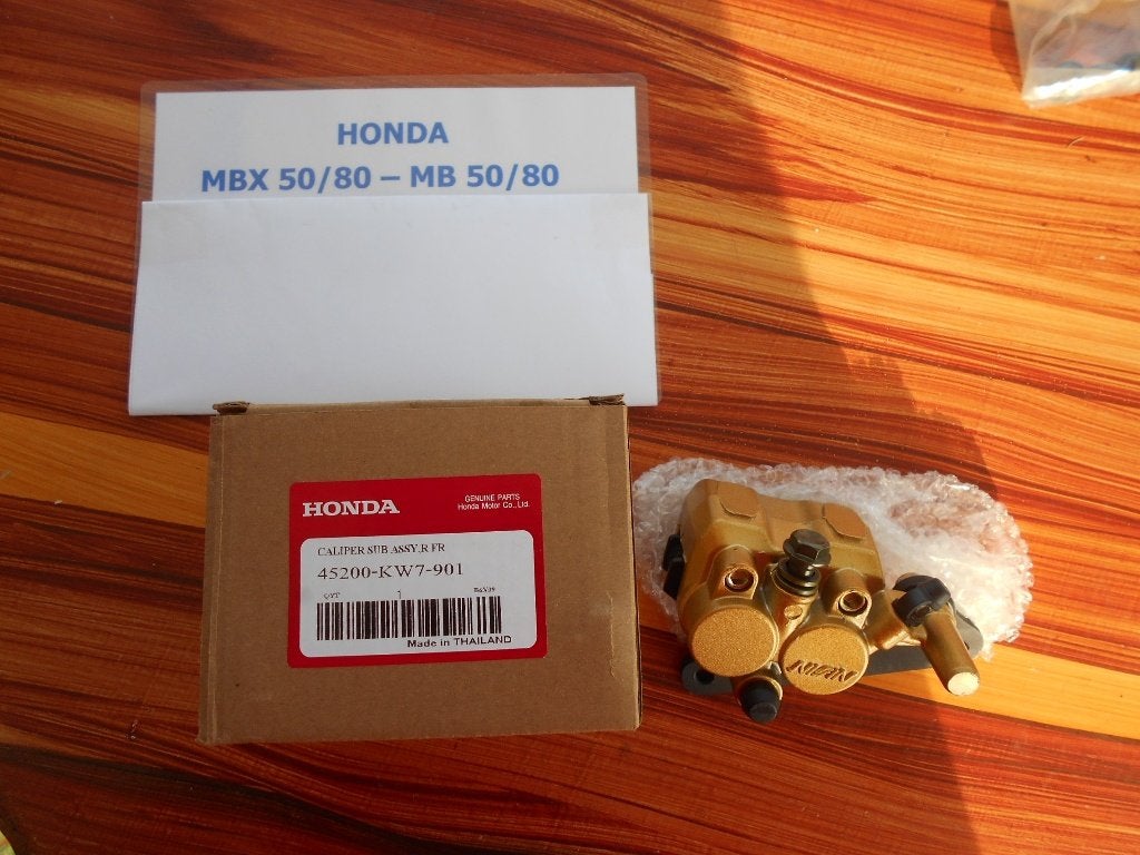 Honda Nieuwe NOS Remklauw MBX50/80 - MB50/80 - NSR50/AC08, Verzenden, Nieuw, Overige typen, Honda