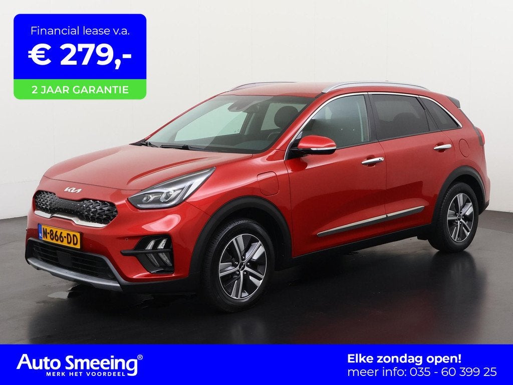 Kia Niro 1.6 GDi PHEV DynamicPlusLine | Trekhaak | Leder | Z, Auto's, 12 maanden, Gebruikt, SUV of Terreinwagen, Niro
