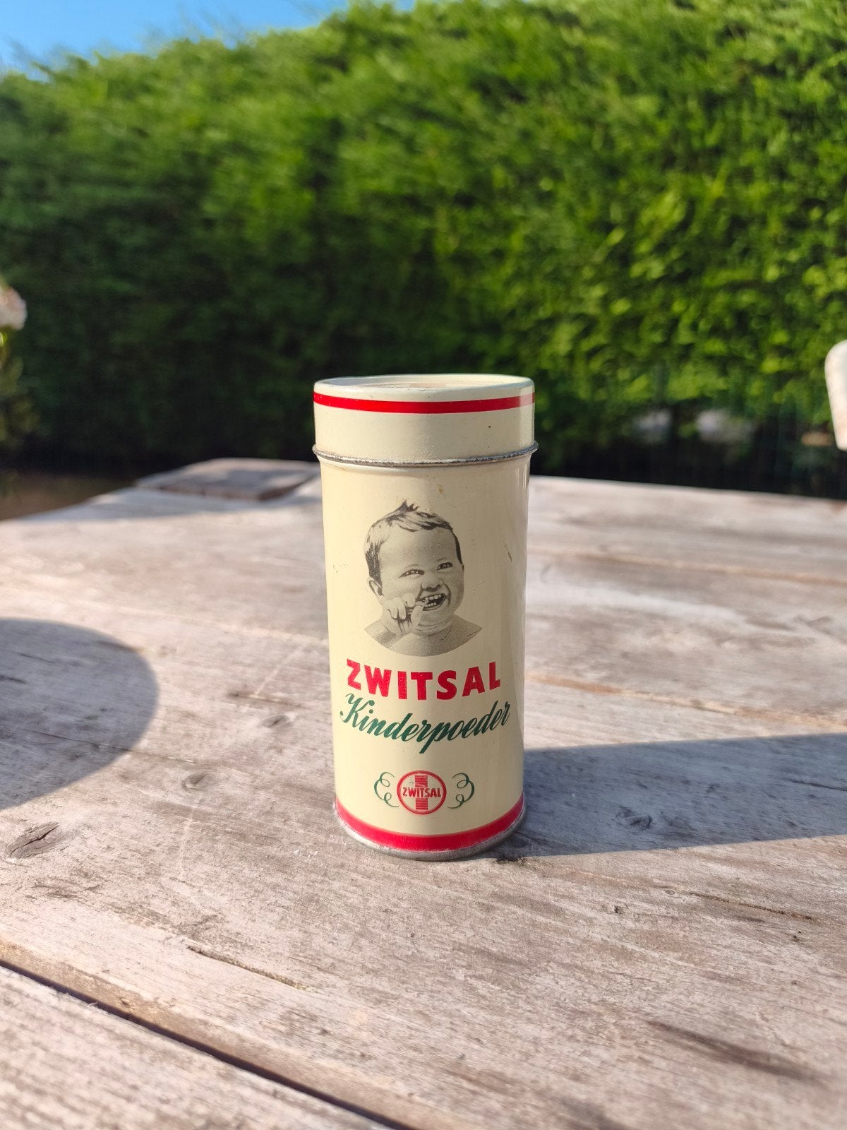Vintage Zwitsal Kinderpoeder Blik - Decoratief Item, Ophalen of Verzenden