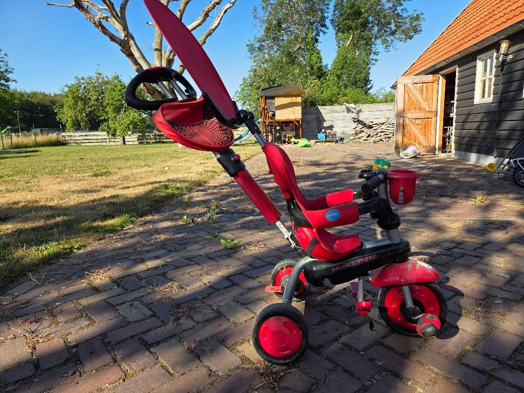 Peuterfiets met duwstok, Ophalen, Gebruikt