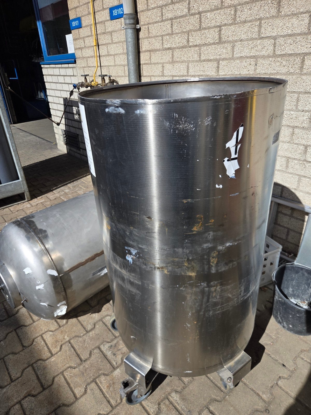 RVS Tanks / Vaten 260 Liter, Ophalen, 250 mm of meer, Rvs