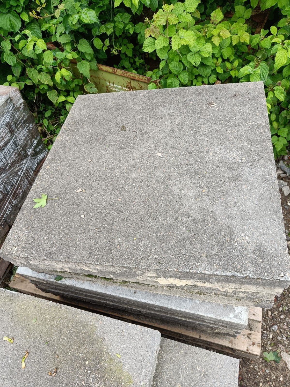 Oud Hollandse tegels 80x80x5 cm grijs, Tuin en Terras, Ophalen, Gebruikt, Beton, Terrastegels