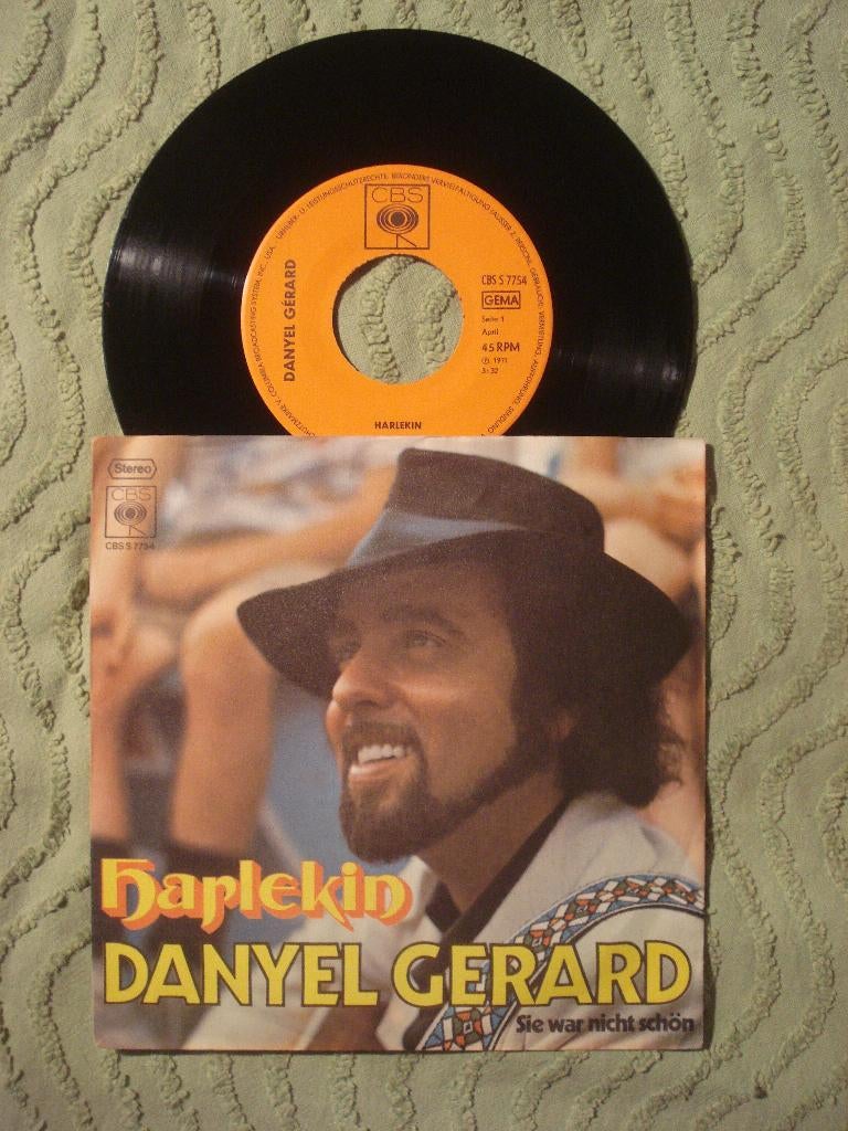 Danyel Gerard 7" Vinyl Single: ‘Harlekin’ (Duitsland), 7 inch, Single, Ophalen of Verzenden, Zo goed als nieuw