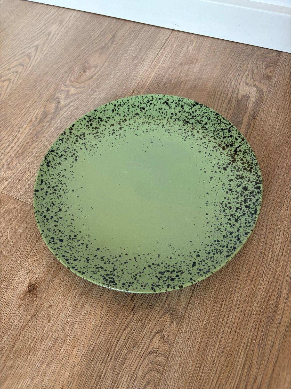 HKliving dinerbord - Groen met spikkels, Ophalen, Overige merken, Keramiek, Vintage