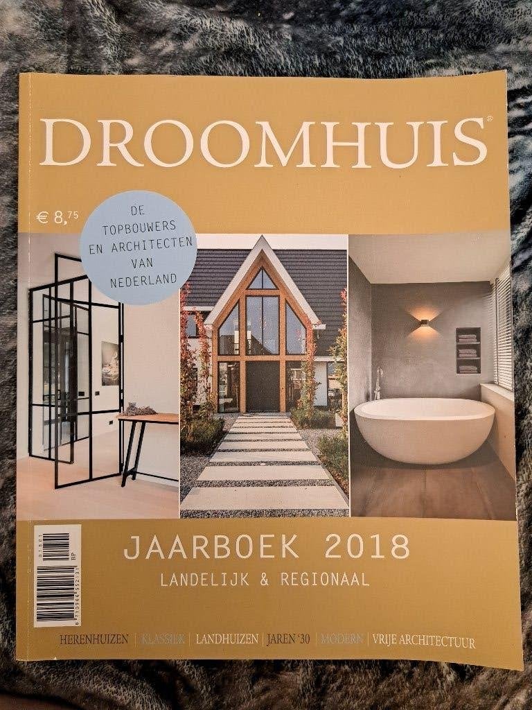 Droomhuis Jaarboek 2018 - Landelijk & Regionaal, Ophalen of Verzenden, Zo goed als nieuw, Architectuur algemeen