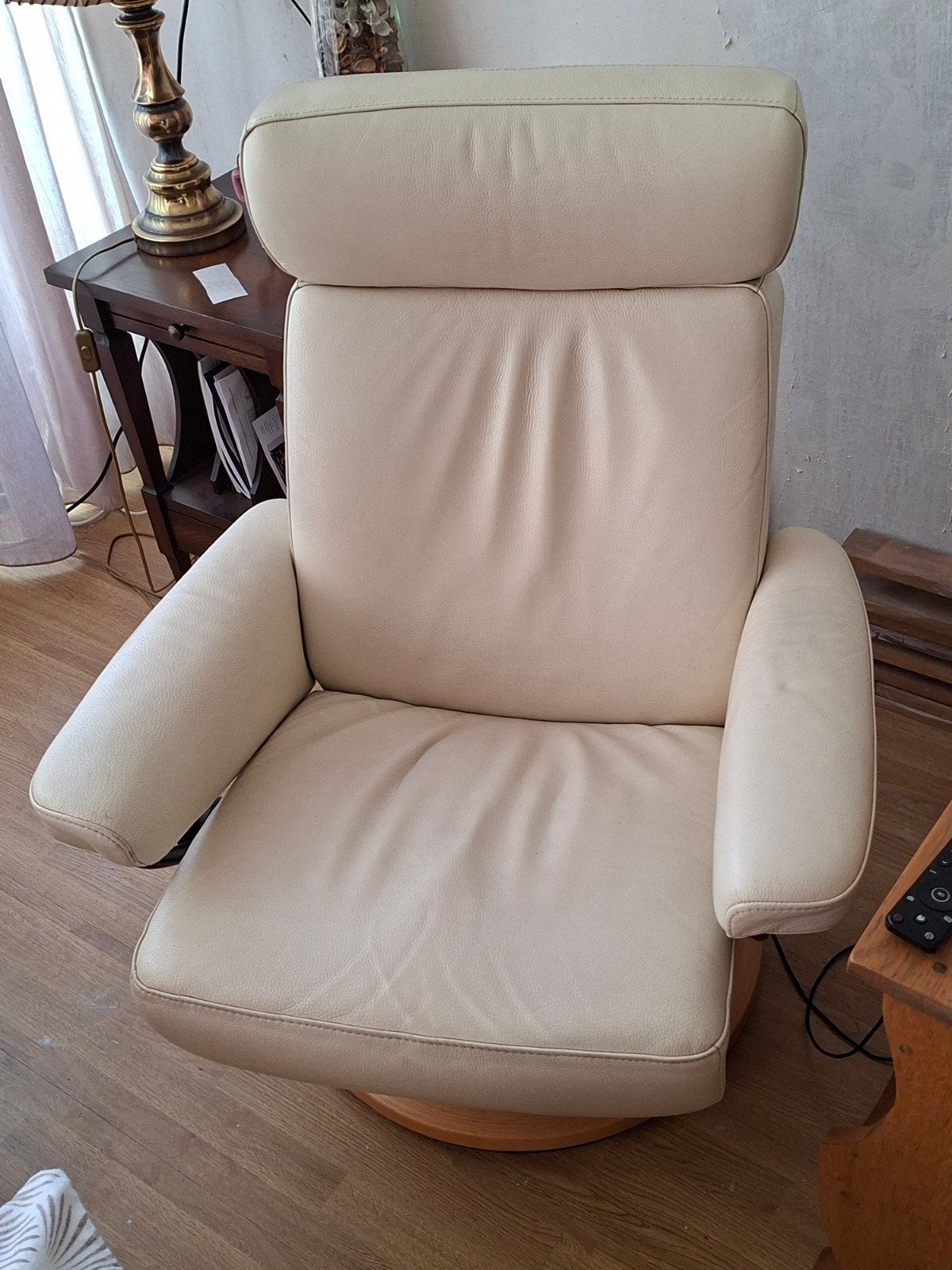 Stressless fauteuil, Huis en Inrichting, Ophalen, Gebruikt, 50 tot 75 cm, Leer
