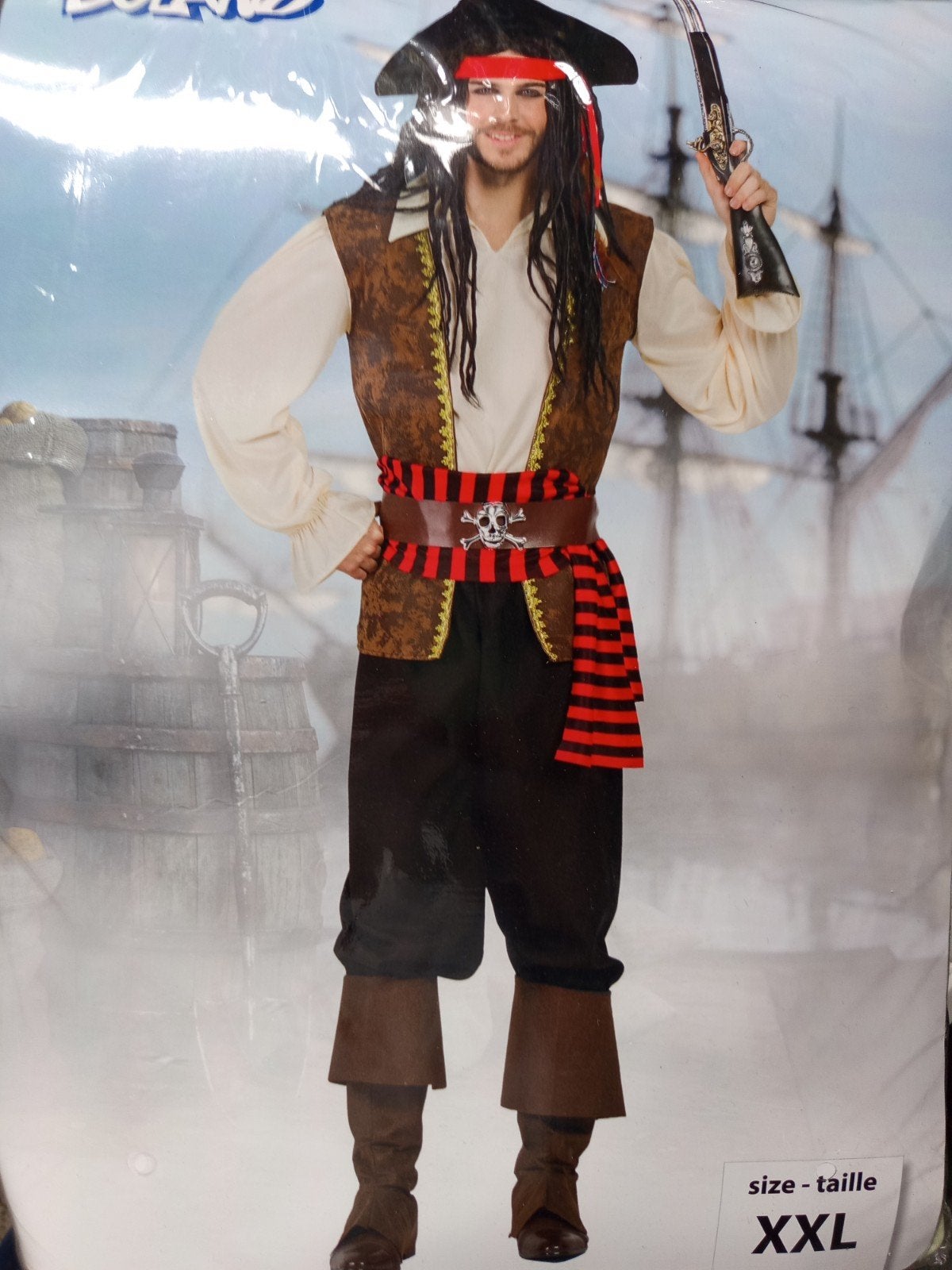 Boland Piratenkostuum XXL - Compleet met accessoires, Ophalen, Carnaval, Boland, Kleding