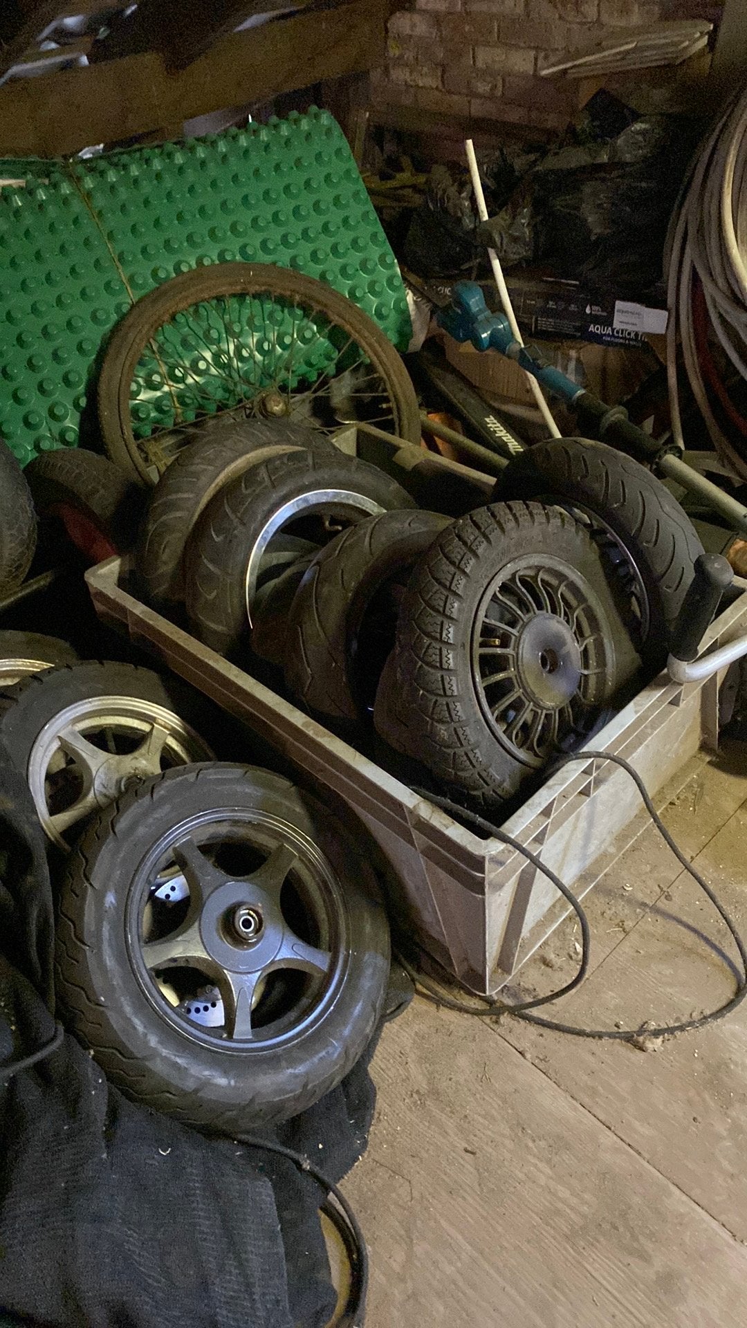 Scooter banden met velg., Ophalen of Verzenden, Zo goed als nieuw, Overige typen, Overige merken