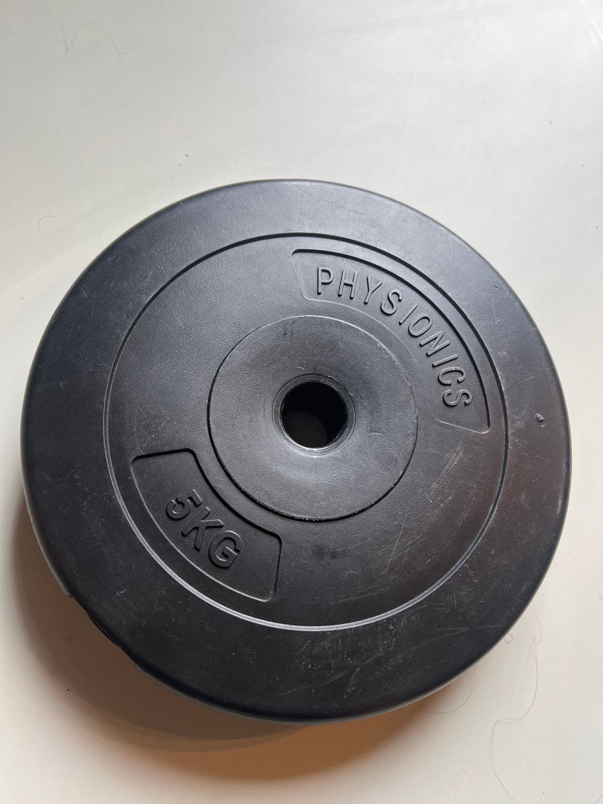 Physionics Halterschijf 5KG, Ophalen, Gebruikt, Halterschijven