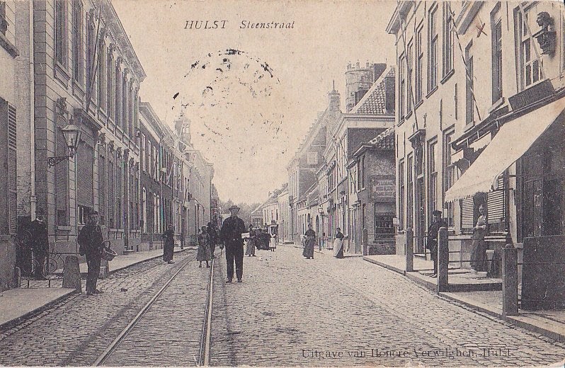 Hulst., Verzenden, Voor 1920, Gelopen, Zeeland