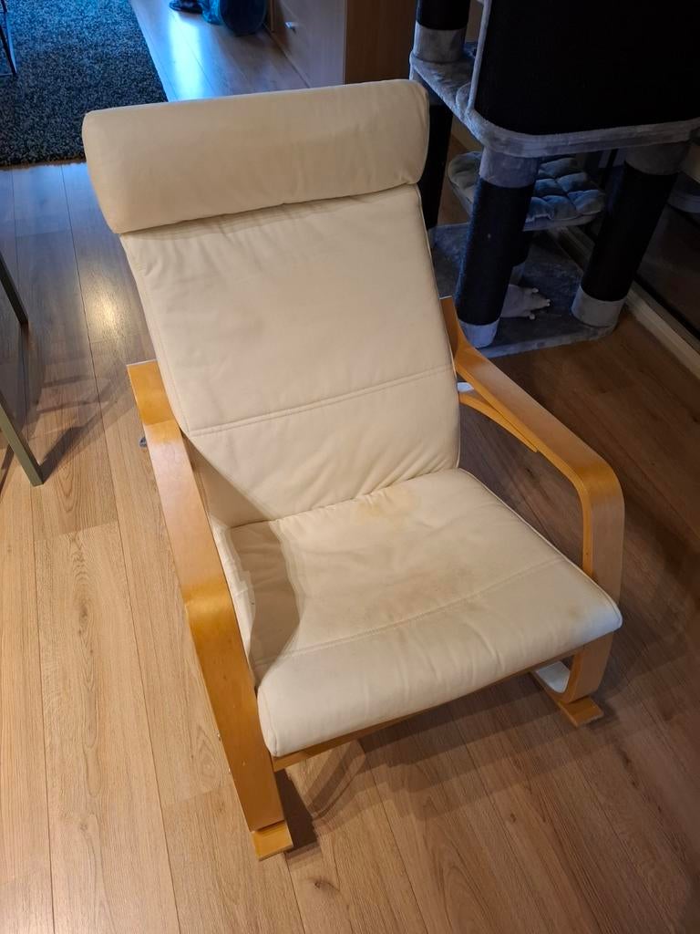 Ikea Schommelstoel, Ophalen, Gebruikt, Wit, Scandinavisch