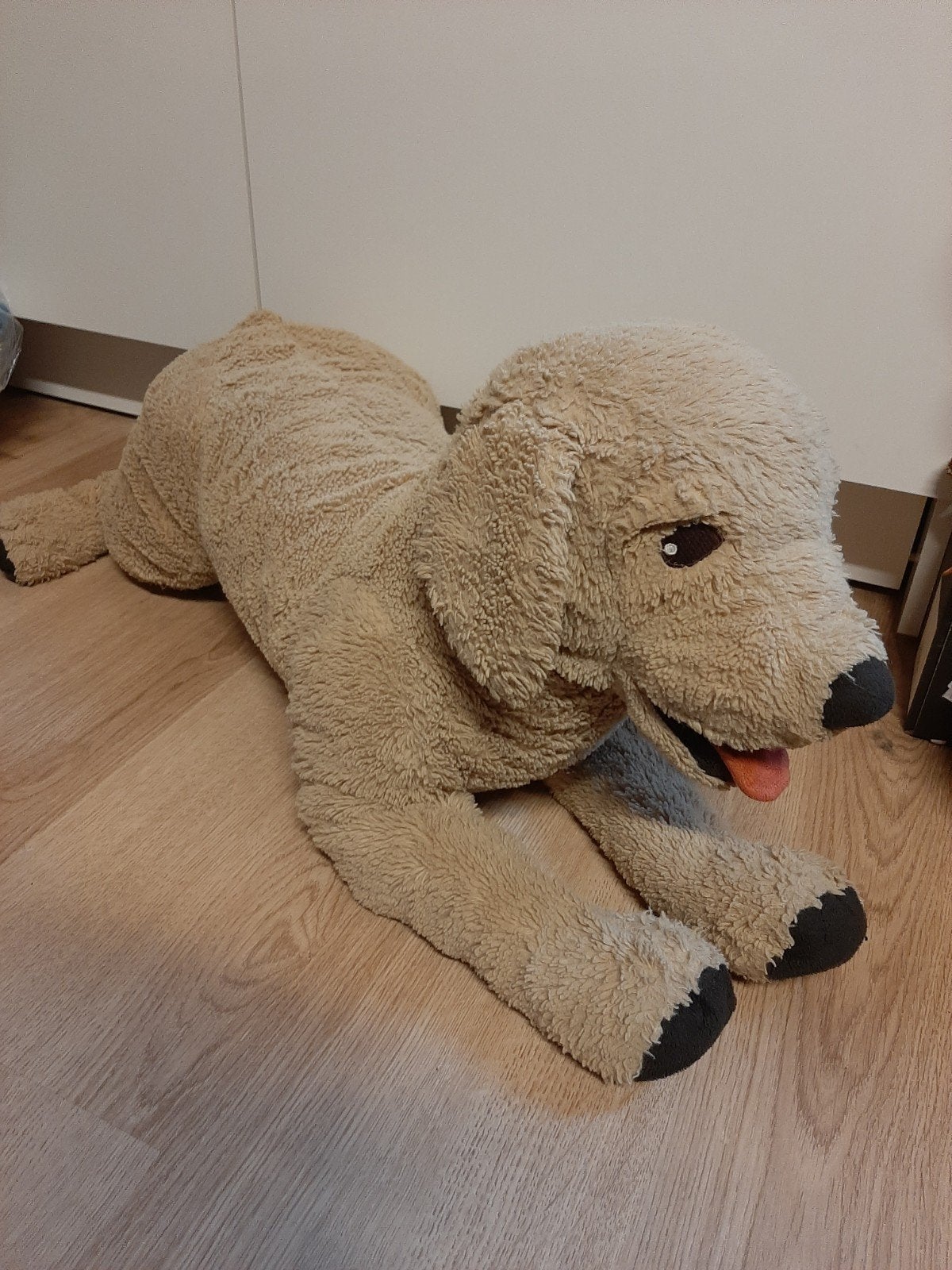 IKEA hond knuffel grote + kleinere versie, Ophalen of Verzenden