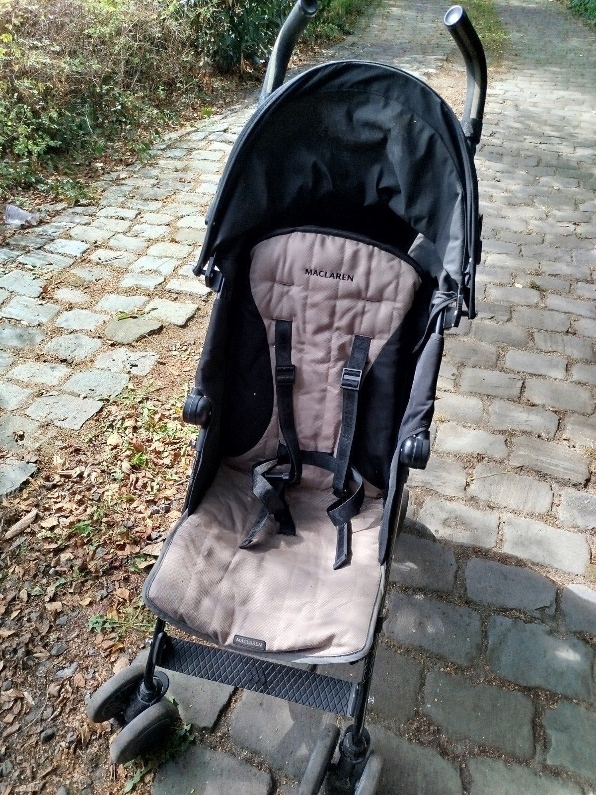 Maclaren buggy met regenhoes, Ophalen, Gebruikt, Maclaren, Verstelbare rugleuning