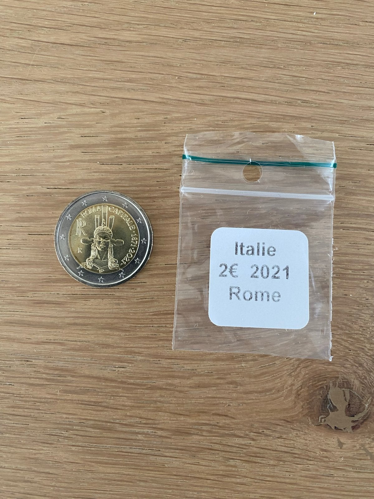 Italië 2 Euro 2021 - Rome, Postzegels en Munten, Ophalen of Verzenden, Italië, 2 euro, Losse munt