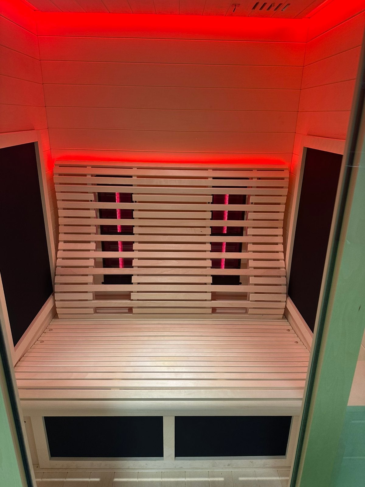 130 infrarood sauna Aspen 130X120X195 cm, Ophalen, Zo goed als nieuw, Infrarood, Complete sauna