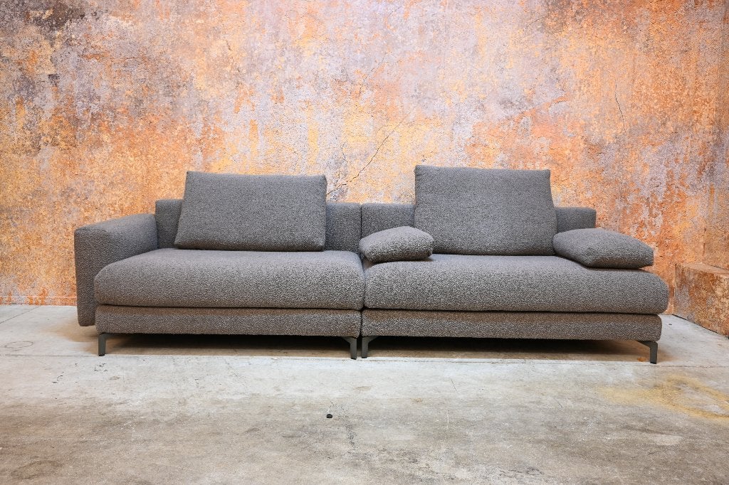 Als NIEUW!! stoffen Rolf Benz Nuvola design elementenbank, 250 tot 300 cm, 75 tot 100 cm, Zo goed als nieuw, Rechte bank
