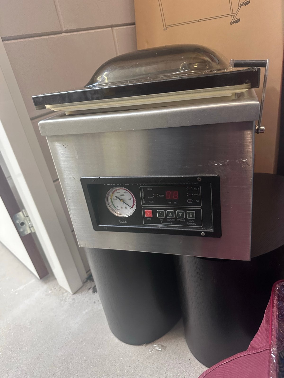 Tafelmodel Vacuüm Verpakkingsmachine, Ophalen of Verzenden, Gebruikt