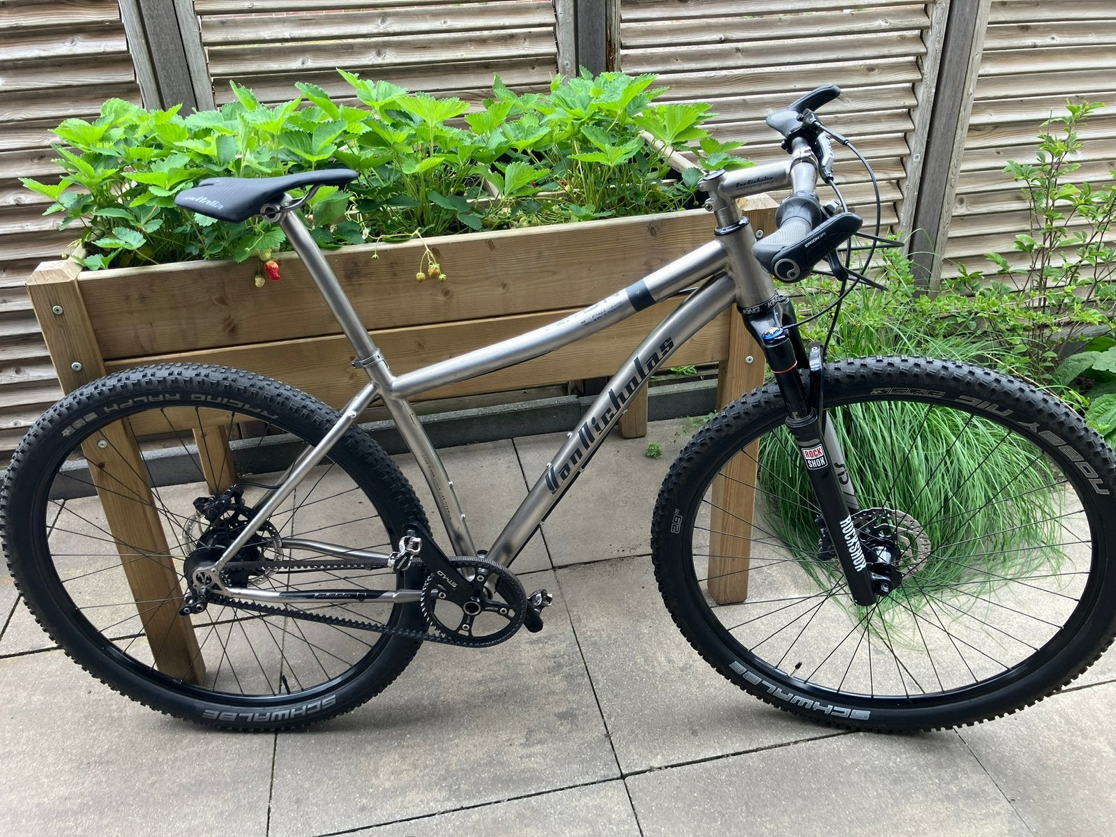 Van Nicholas Zion titanium MTB rohloff, Fietsen en Brommers, Fietsen | Mountainbikes en ATB, Gebruikt, Hardtail, Heren, Schijfrem