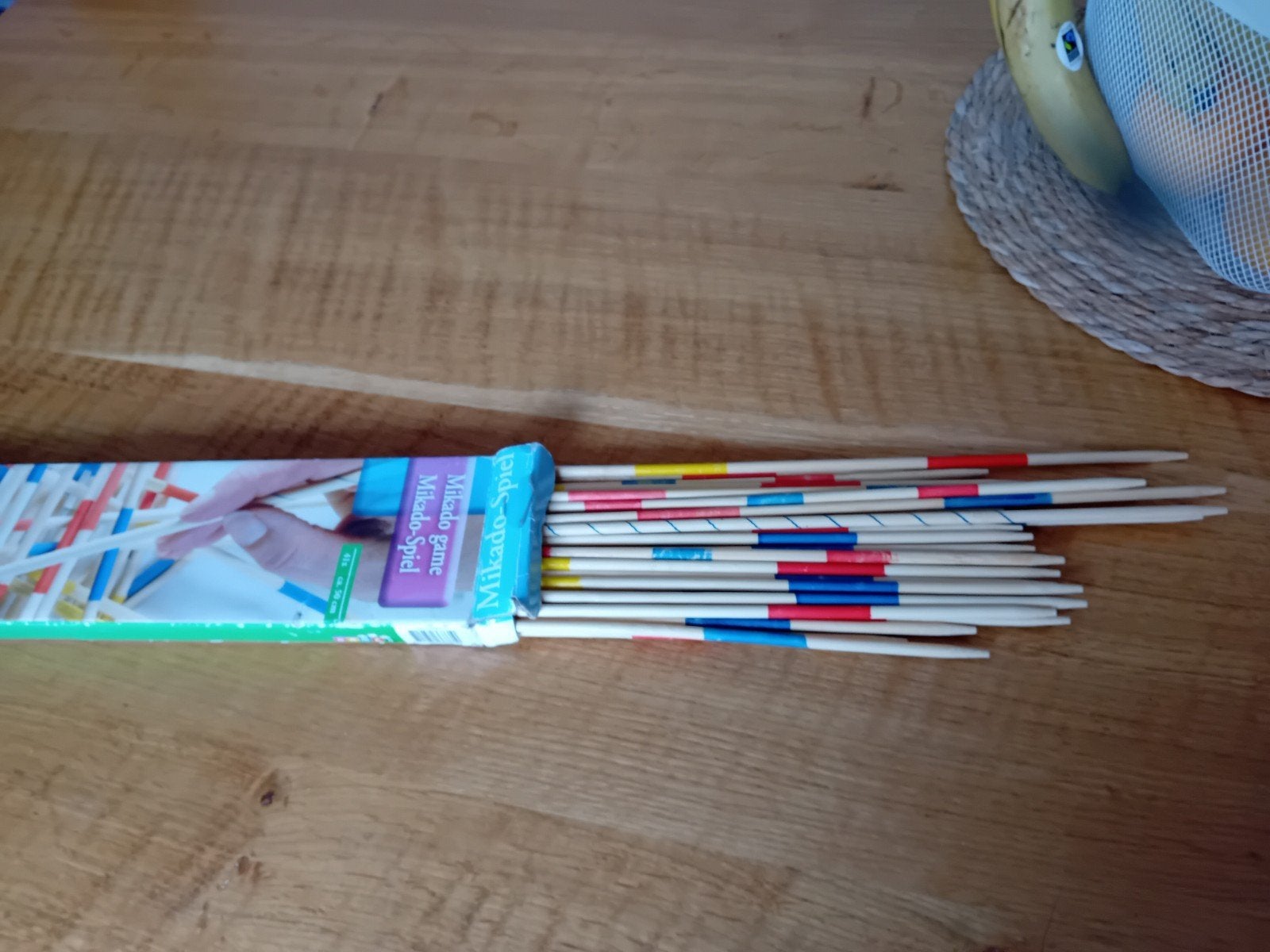 reuze mikado, Ophalen
