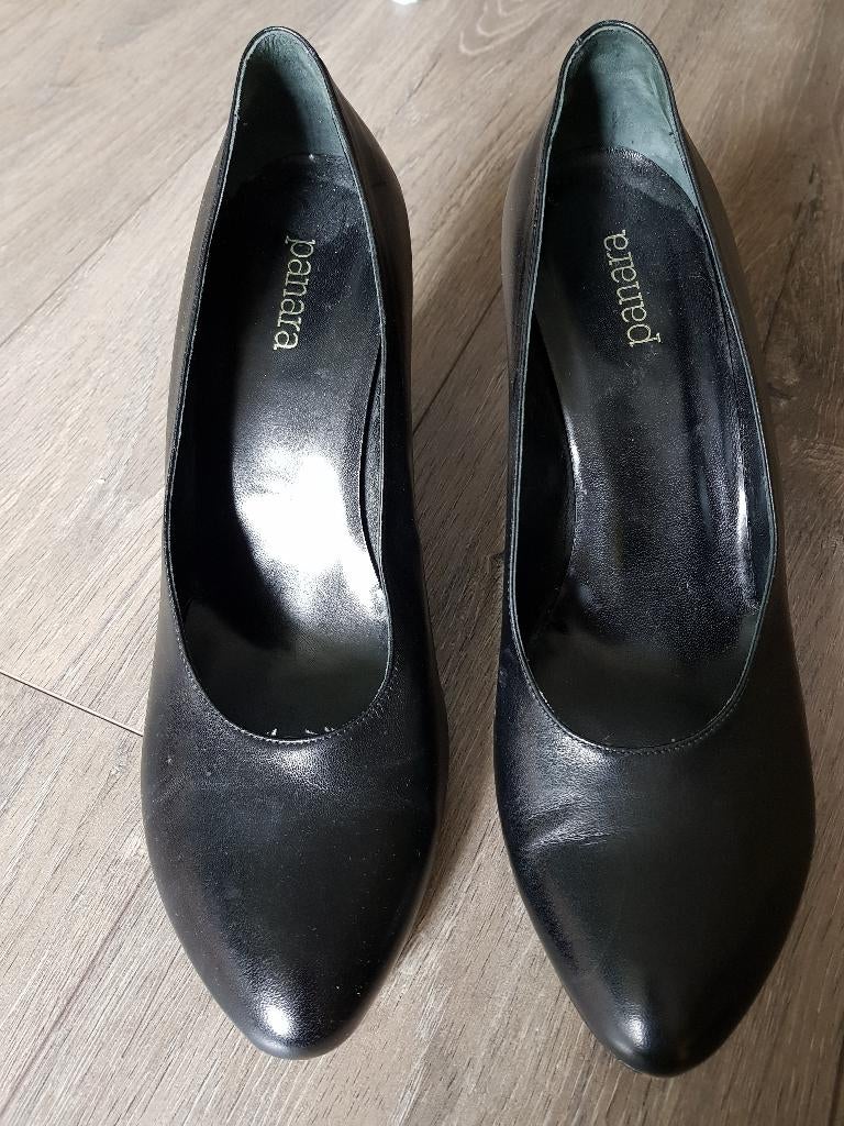 Leren schoenen / pumps -- maat 42 -- merk: Panara, Kleding | Dames, Schoenen, Zo goed als nieuw, Pumps, Zwart, Ophalen of Verzenden